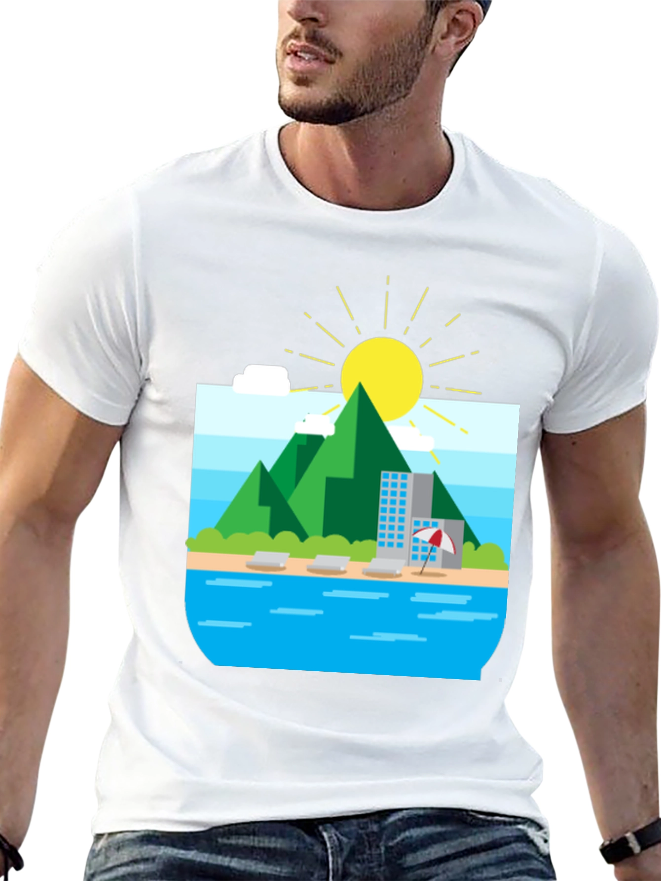 Tropical Island Graphic Tee