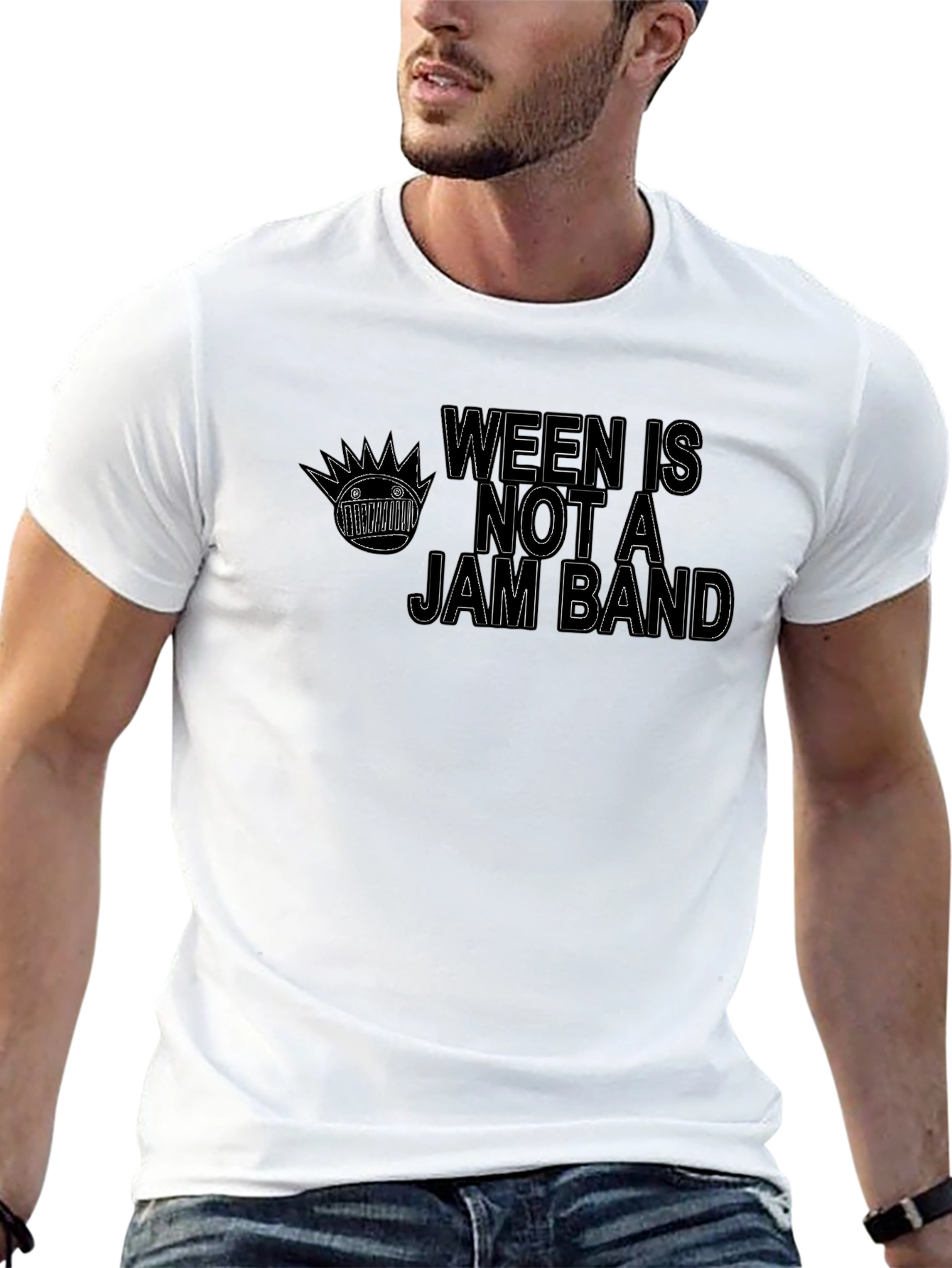 Ween Is Not A Jam Band Black T-Shirt