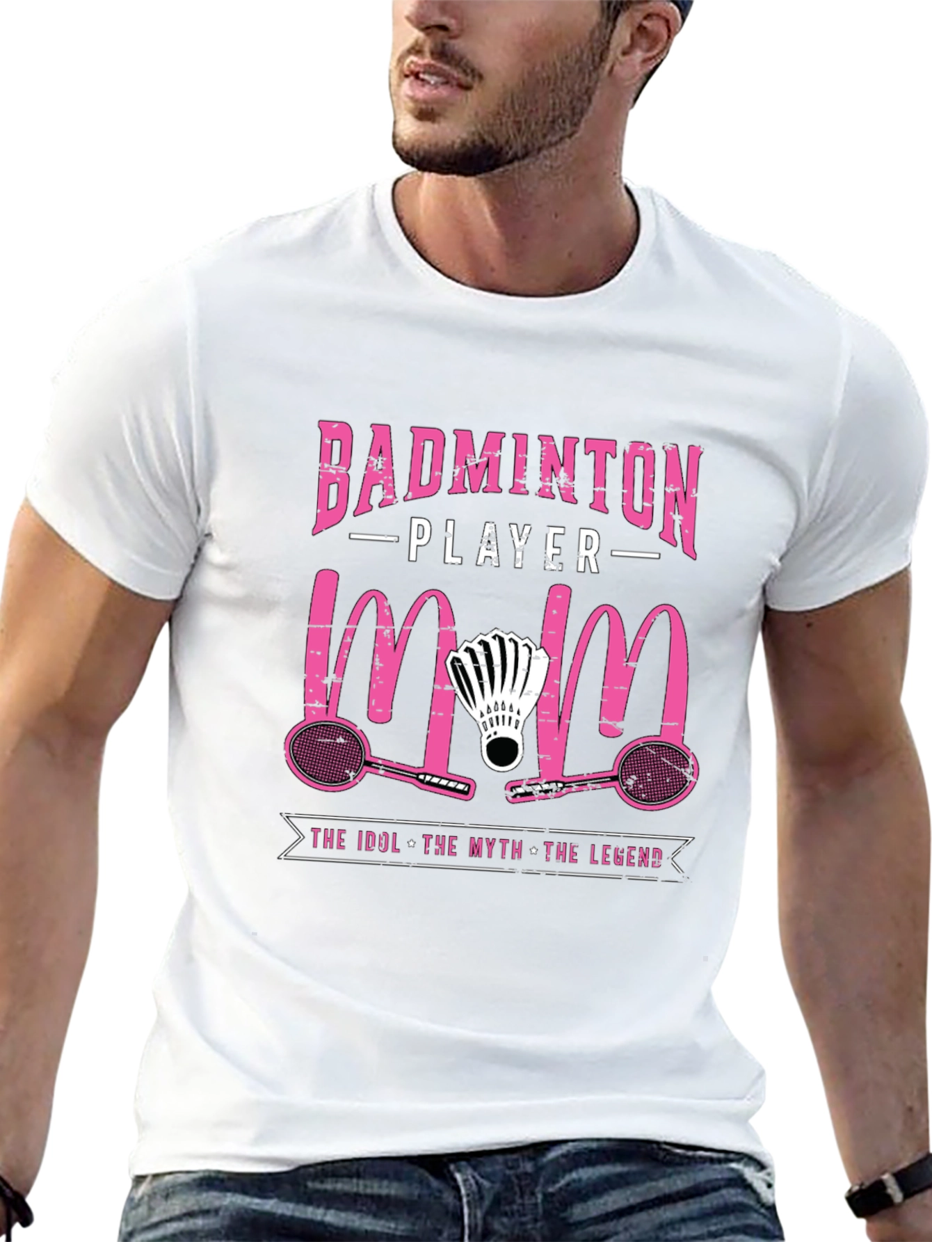 Badminton Player Mom T-Shirt - The Legend