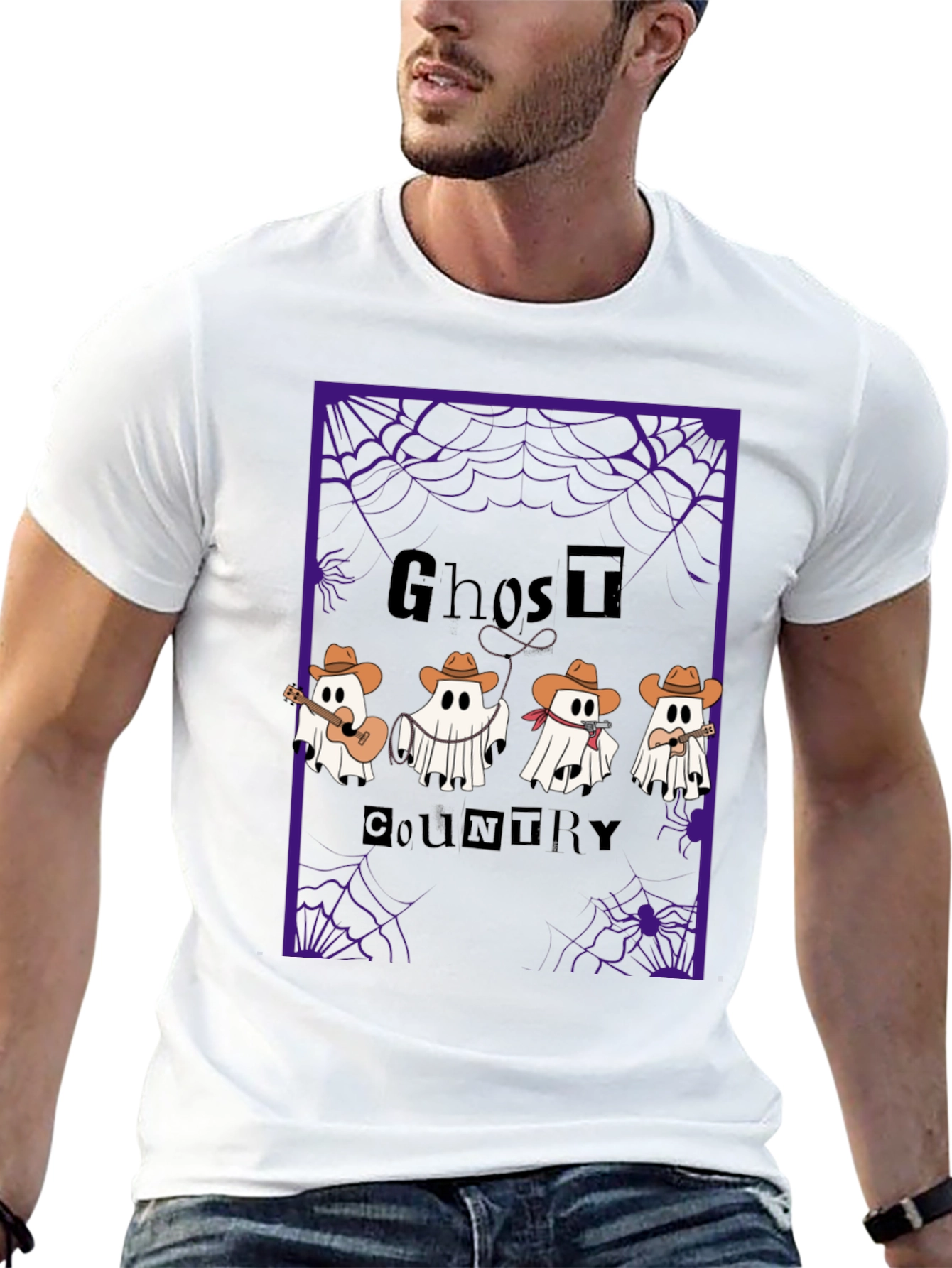 Ghost Country Graphic T-Shirt - Halloween Tee