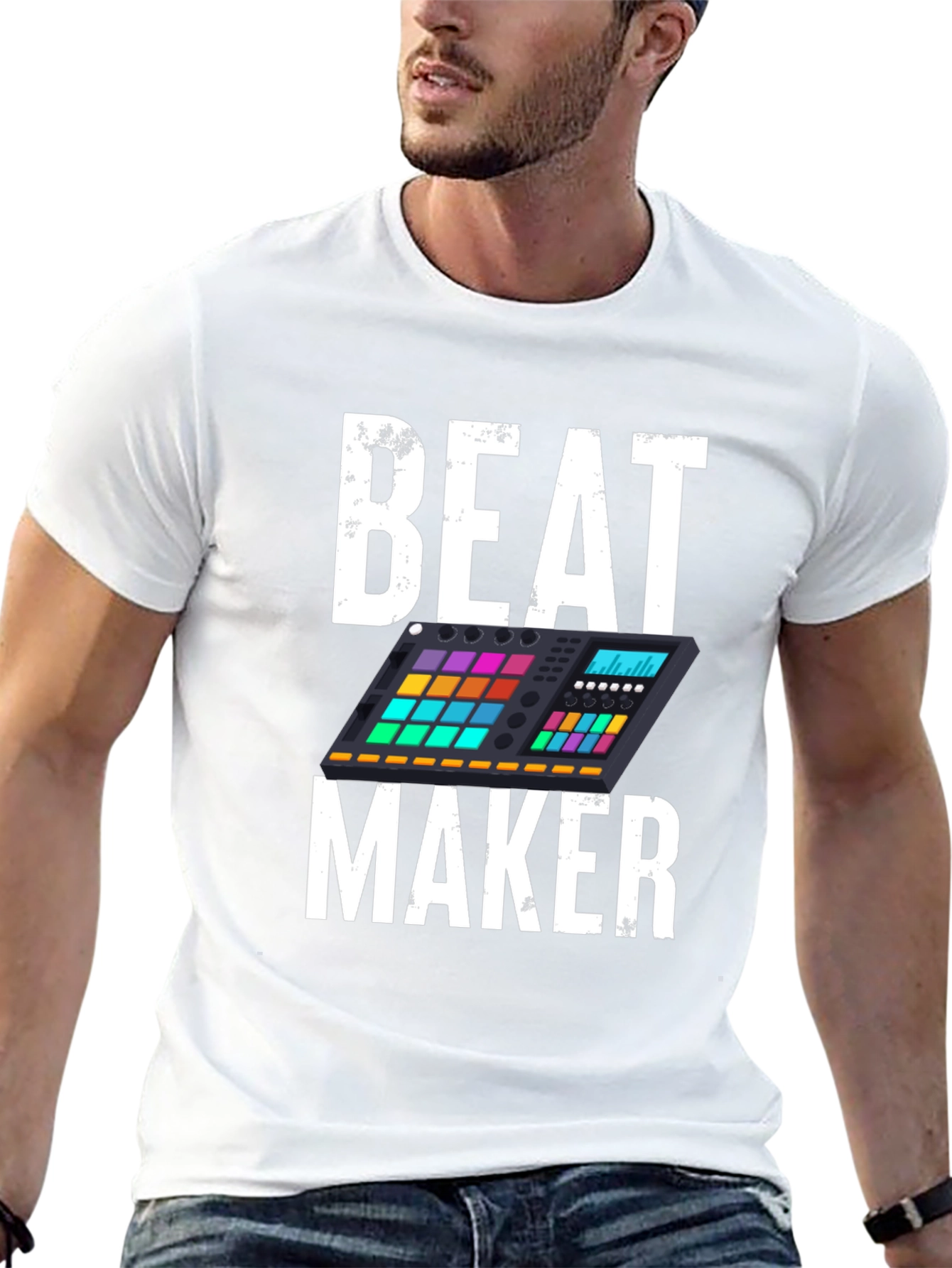 Beat Maker Graphic T-Shirt - Music Producer Apparel
