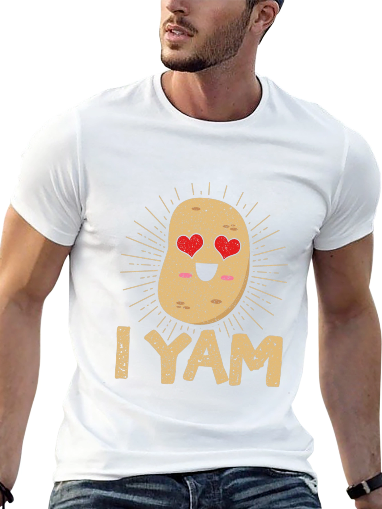 I Yam Cute Potato Graphic Tee - Unisex