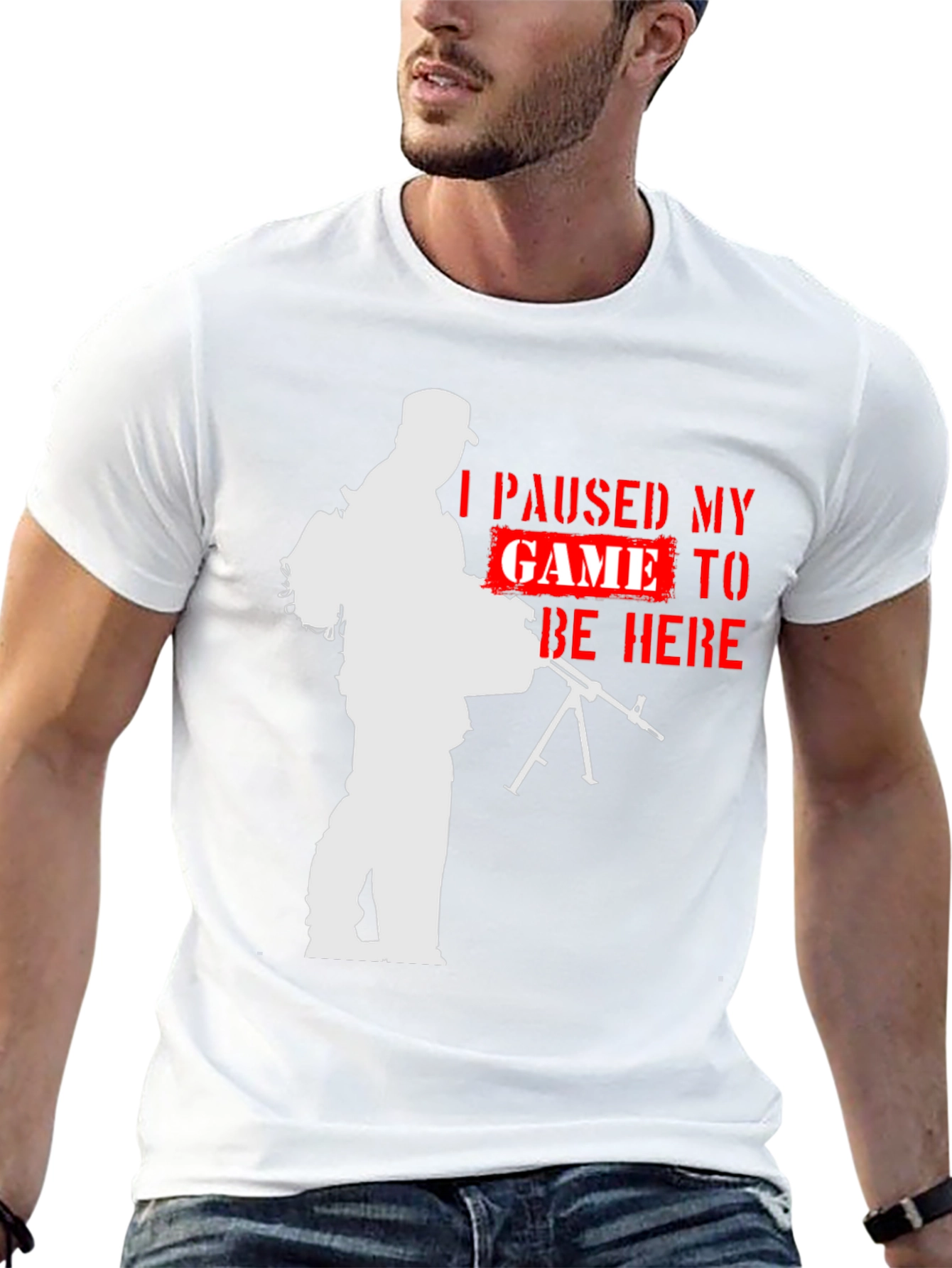 Gamer Graphic Tee - I Paused My Game T-Shirt