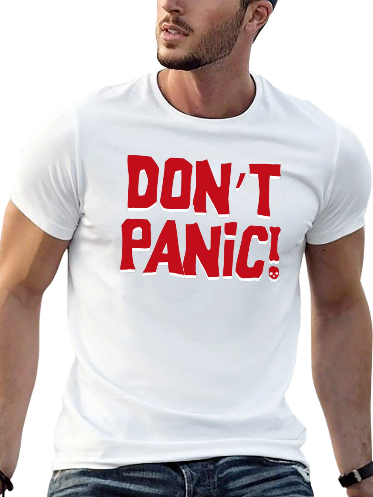 Dont Panic T-Shirt - Bold Graphic Tee