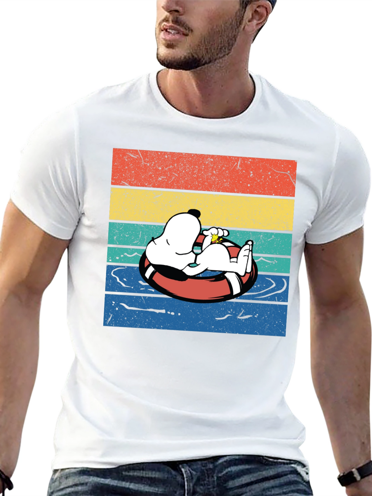 Snoopy Retro Swim T-Shirt