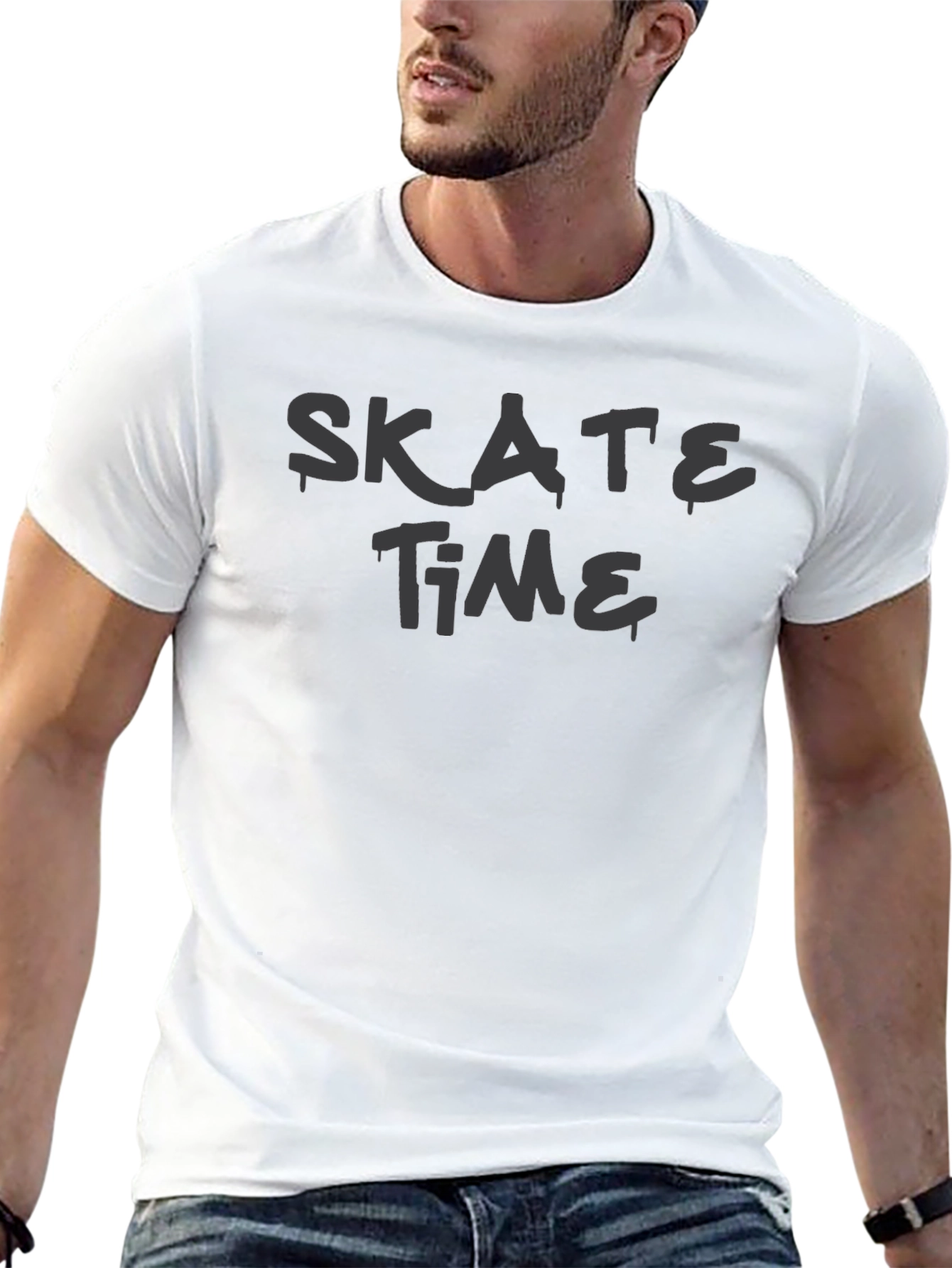Skate Time Graphic Tee - Black
