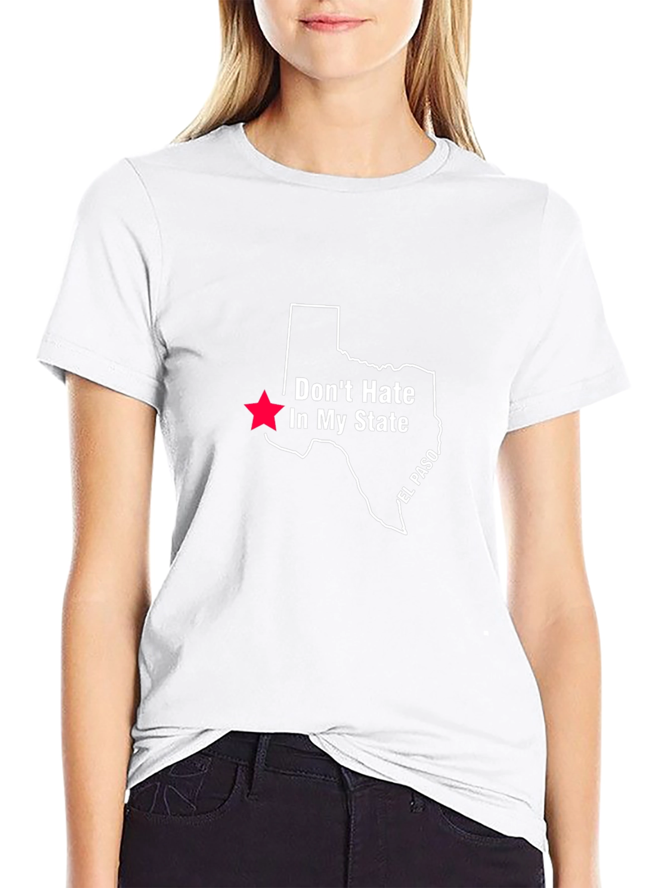 Dont Hate In My State Black T-Shirt