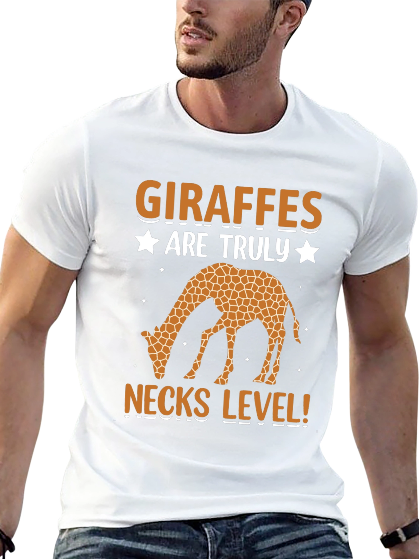Giraffe Necks Level Graphic T-Shirt