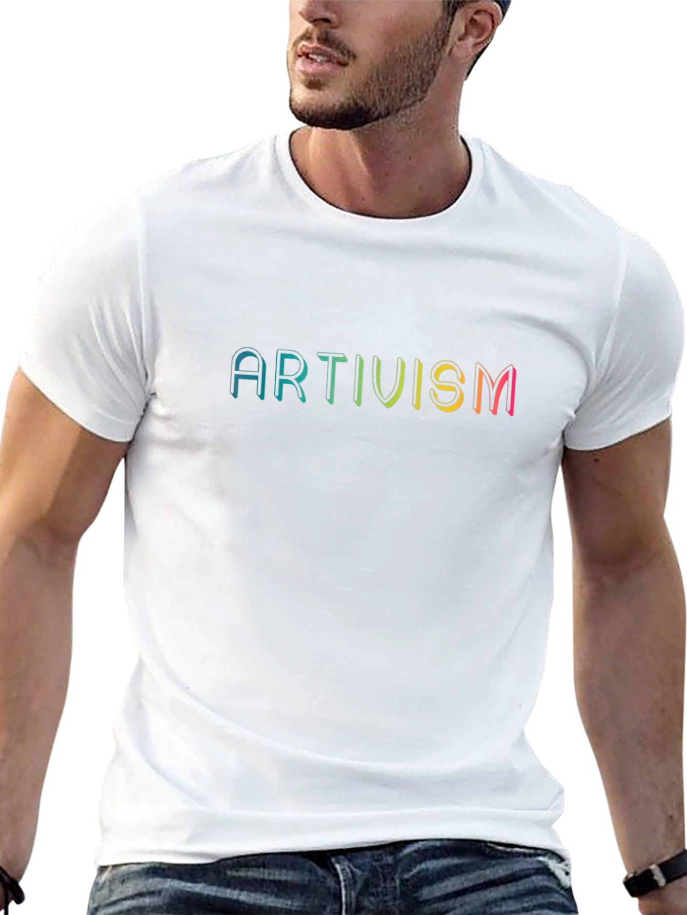 Artivism Tee - Rainbow Graphic Activist T-Shirt