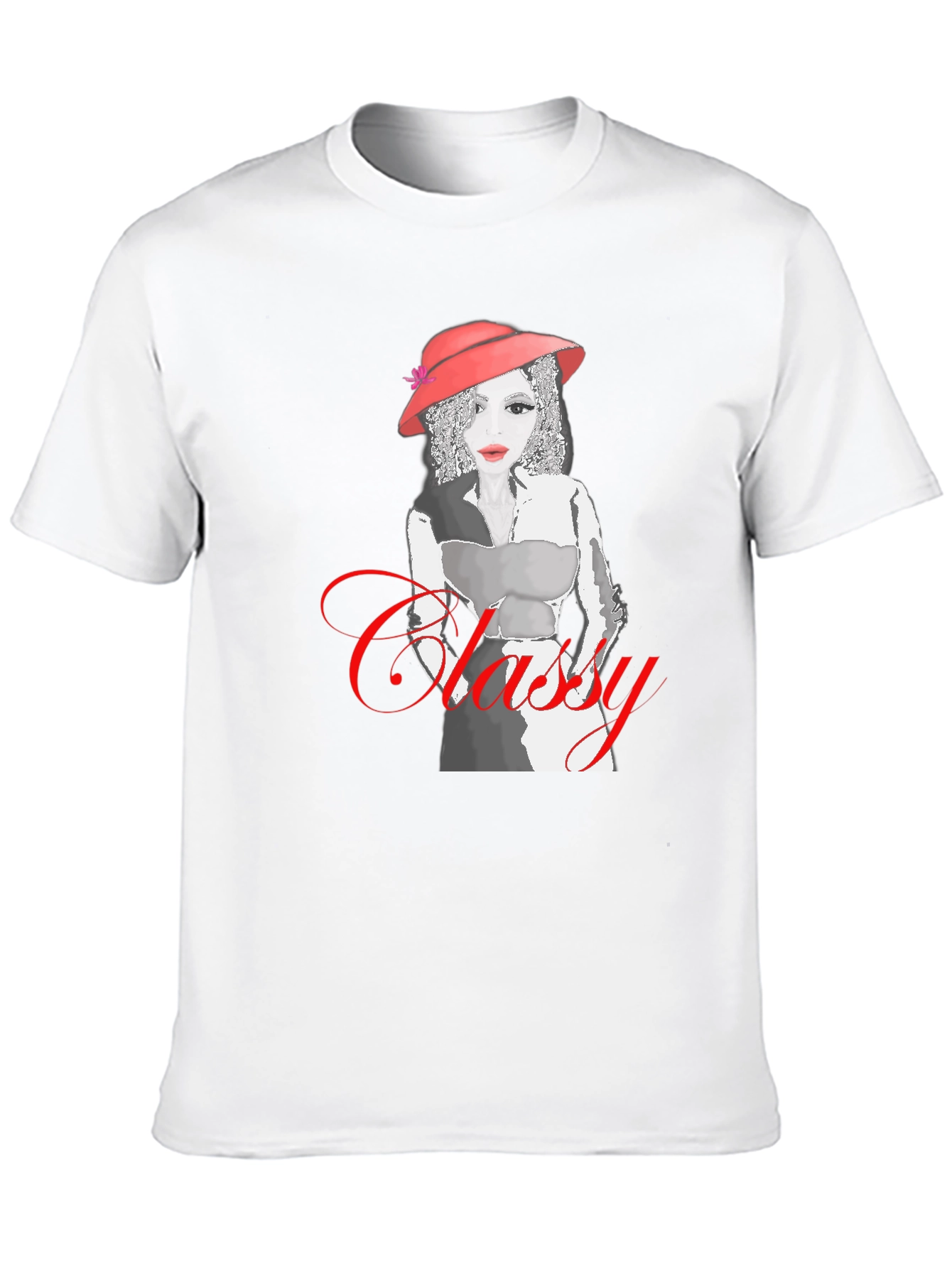Classy Woman Graphic Print Tee
