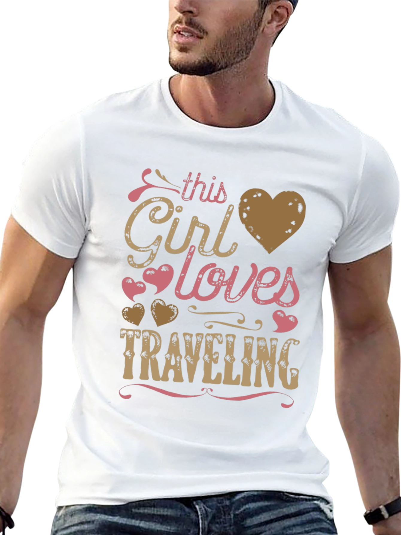 This Girl Loves Traveling Graphic Tee