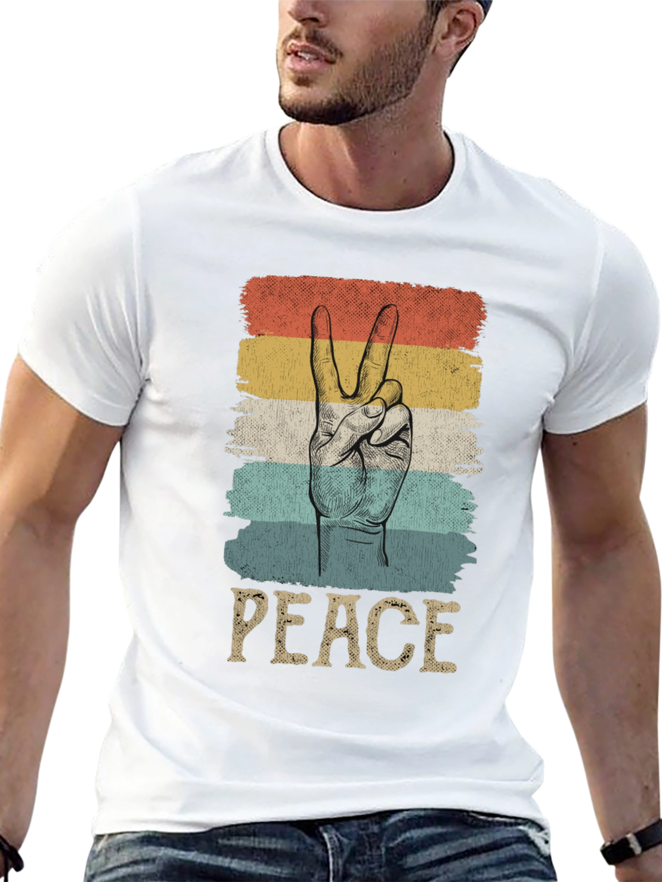 Retro Peace Sign T-Shirt