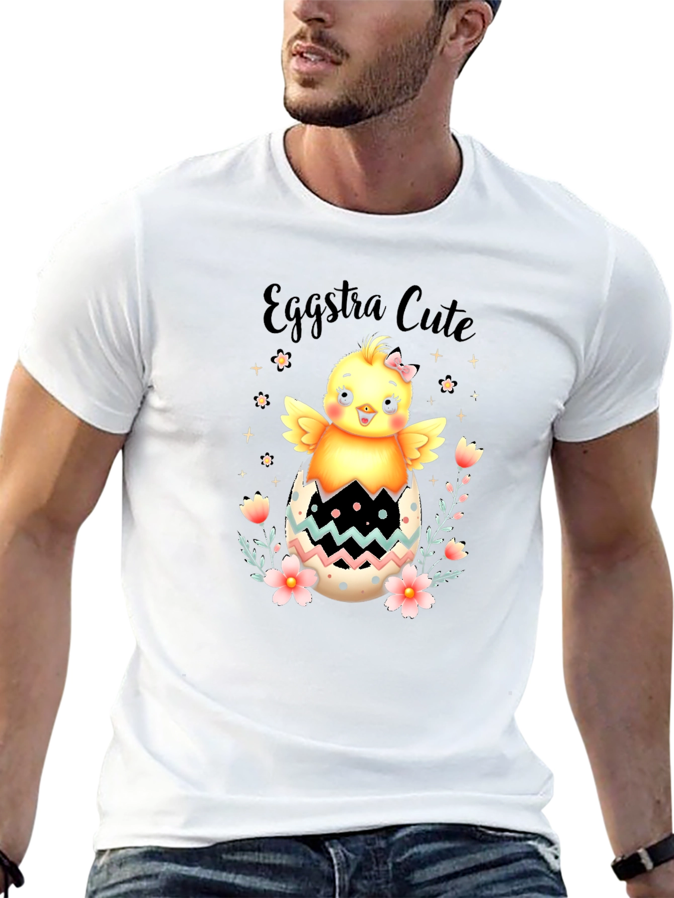 Eggstra Cute Easter Chick T-Shirt