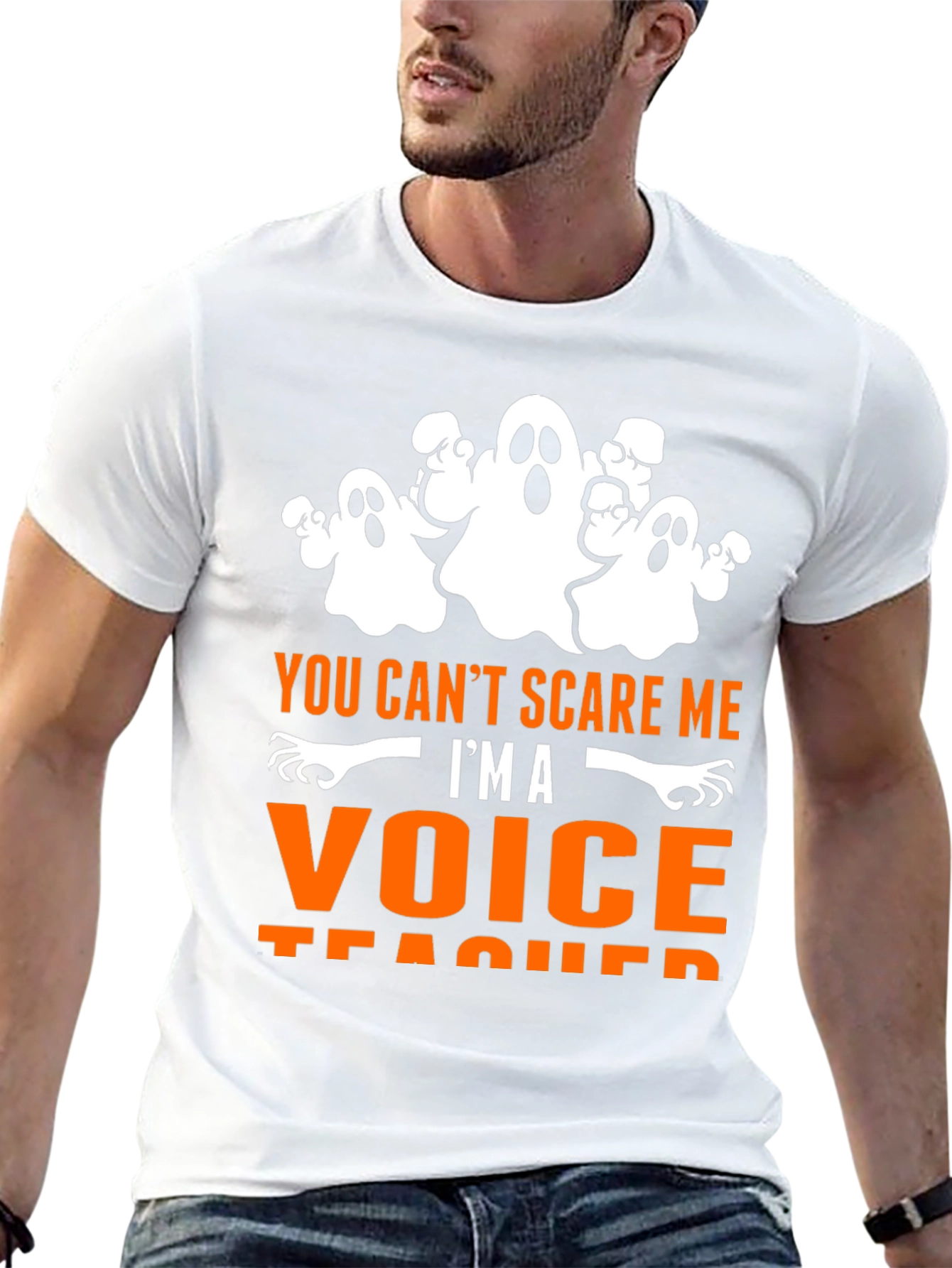 Funny Halloween Voice Teacher T-Shirt