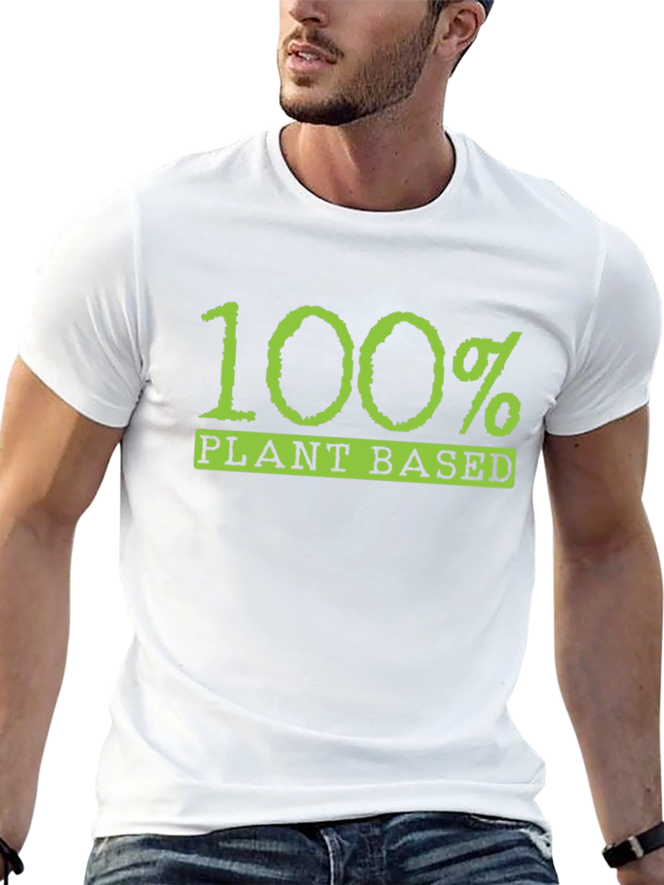 100% Plant Based Graphic T-Shirt - Vegan Lifestyle