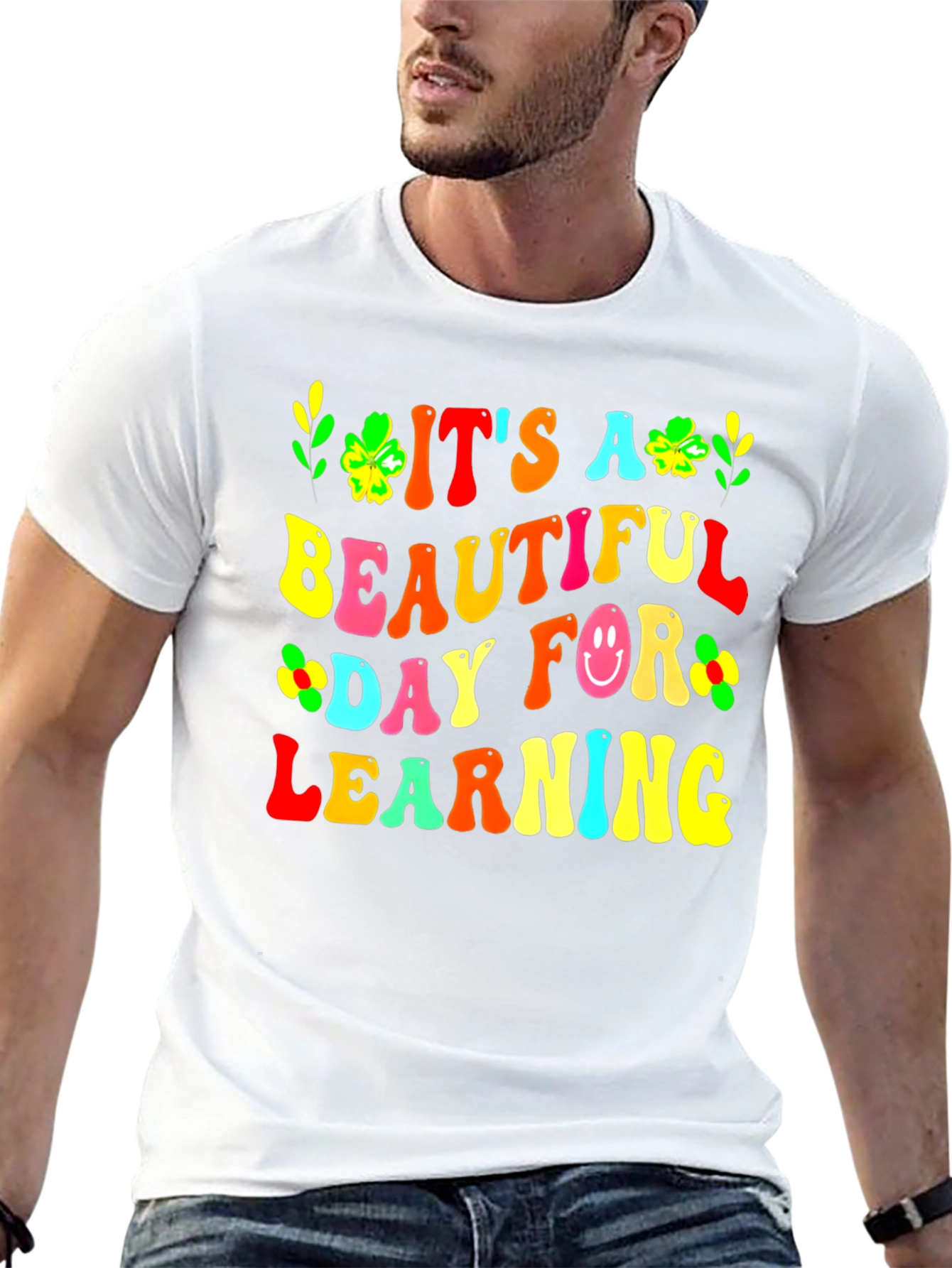 Its A Beautiful Day For Learning Teacher T-Shirt