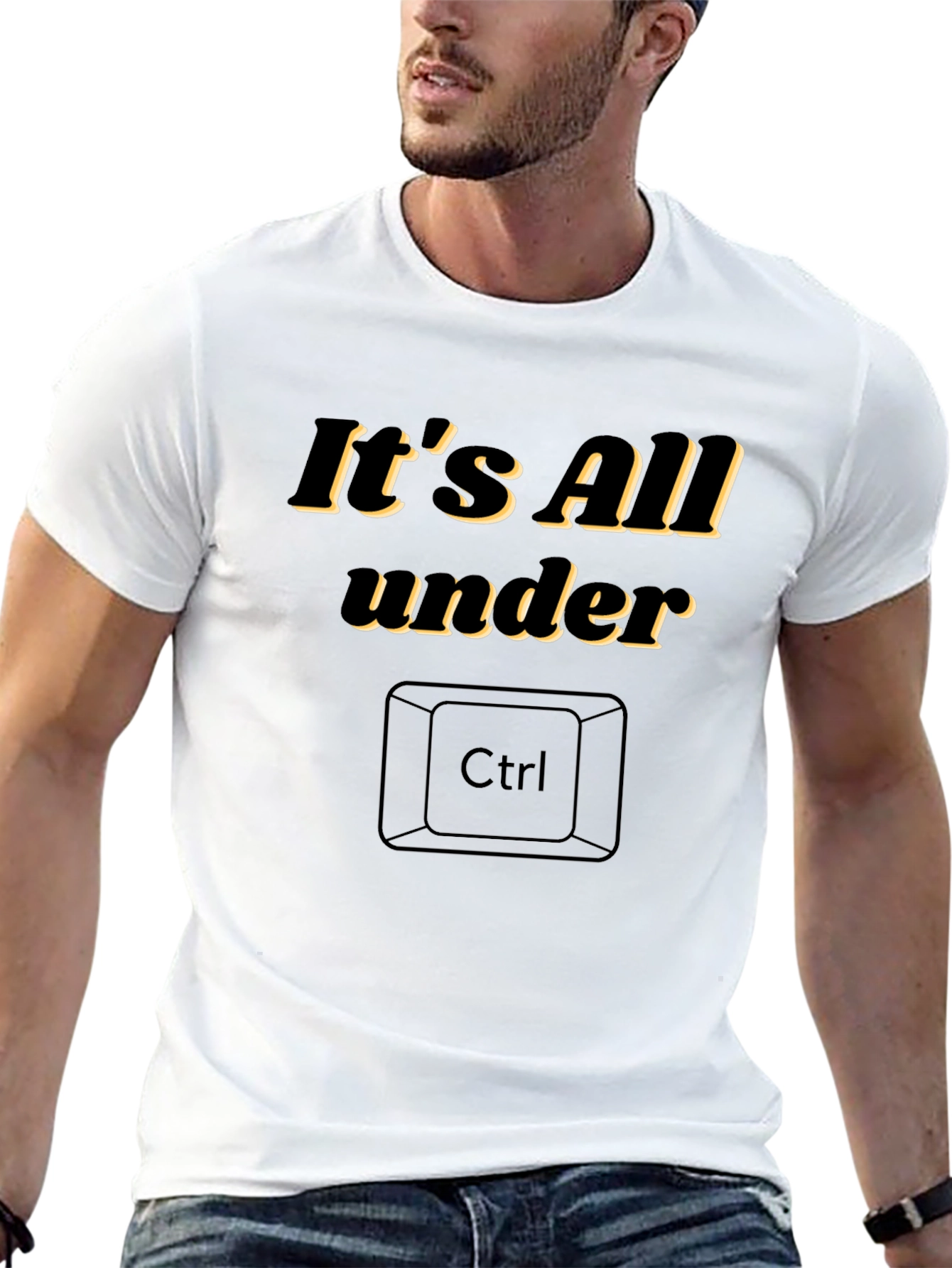 Its All Under Ctrl Funny Graphic T-Shirt