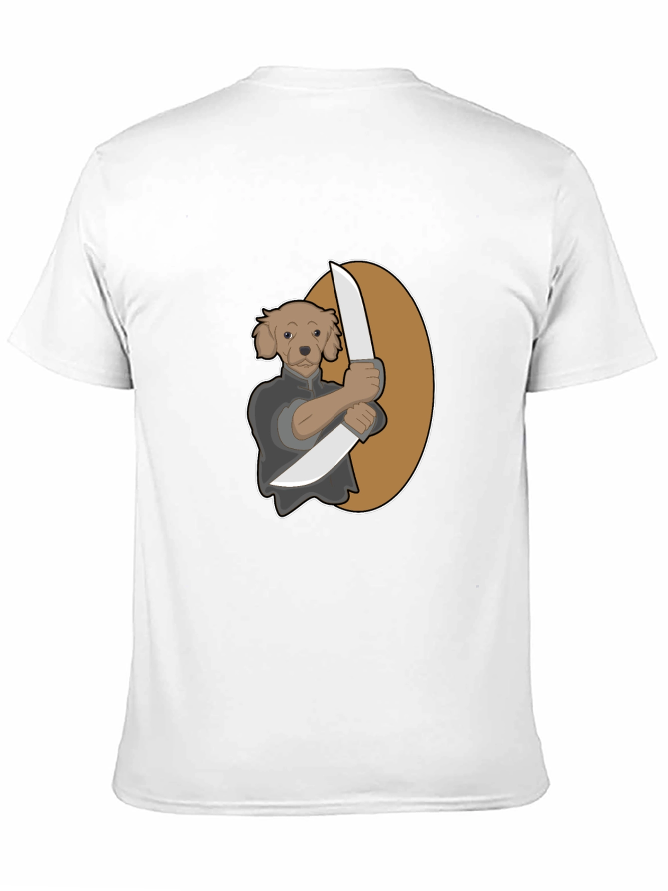 Dog Chef T-Shirt - Black Cartoon Design
