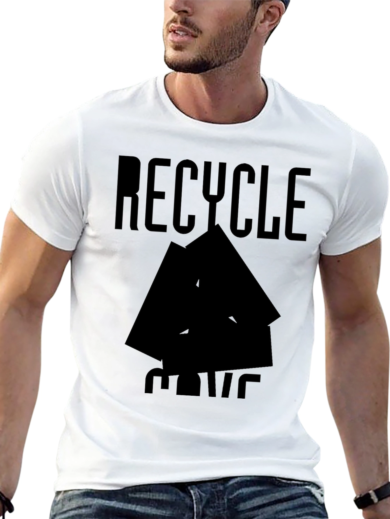 Recycle Graphic T-Shirt - Eco-Friendly Design