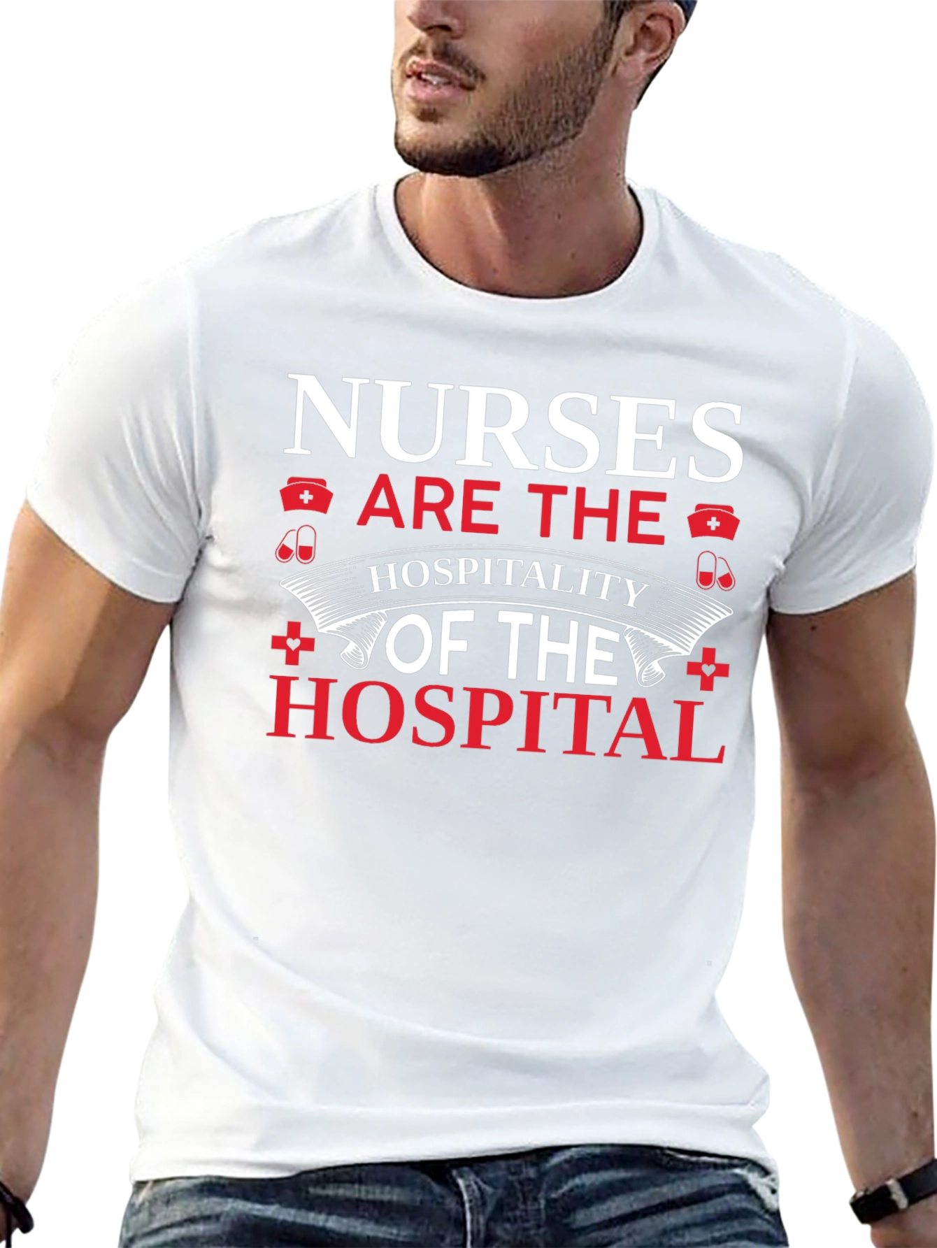 Nurses Hospitality T-Shirt - Black