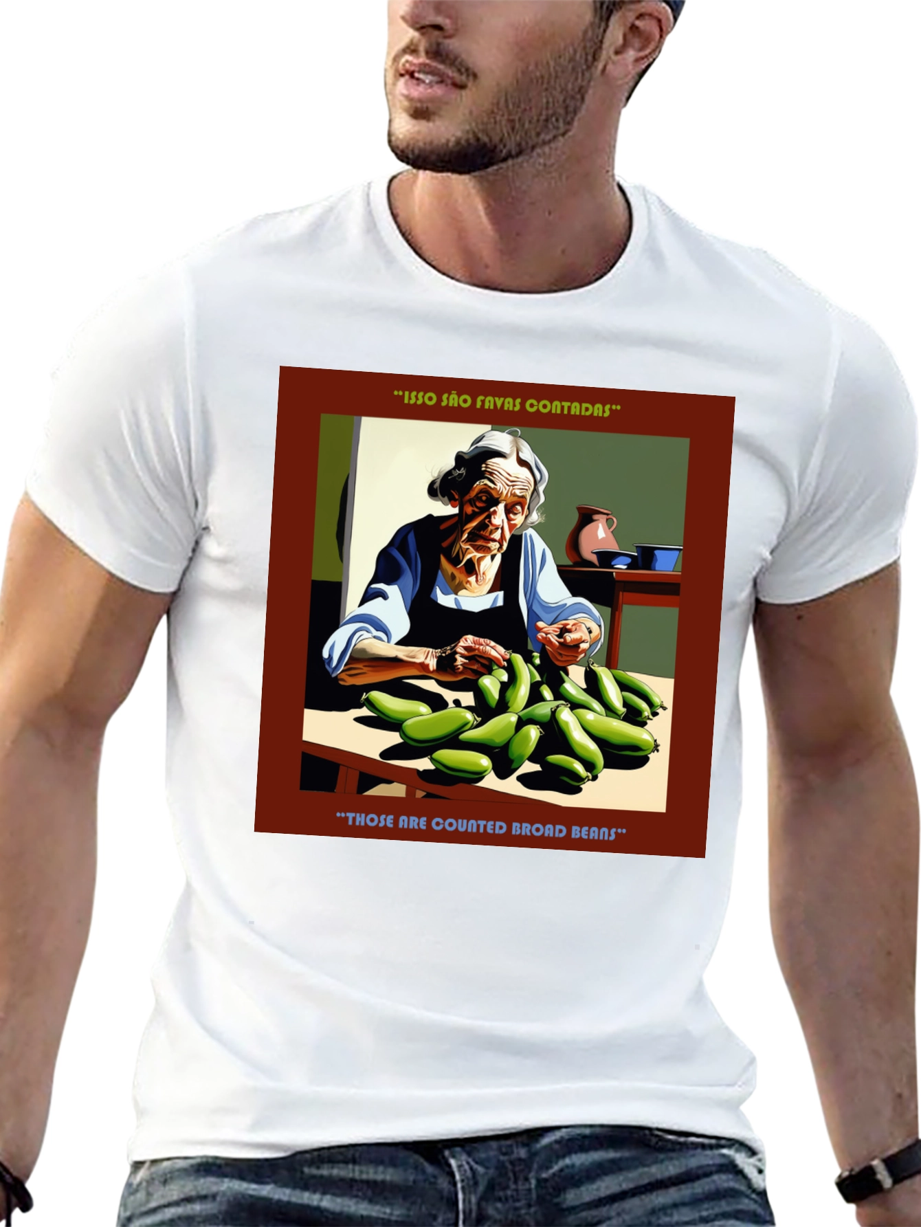 Broad Bean Graphic Tee - Quirky & Comfortable