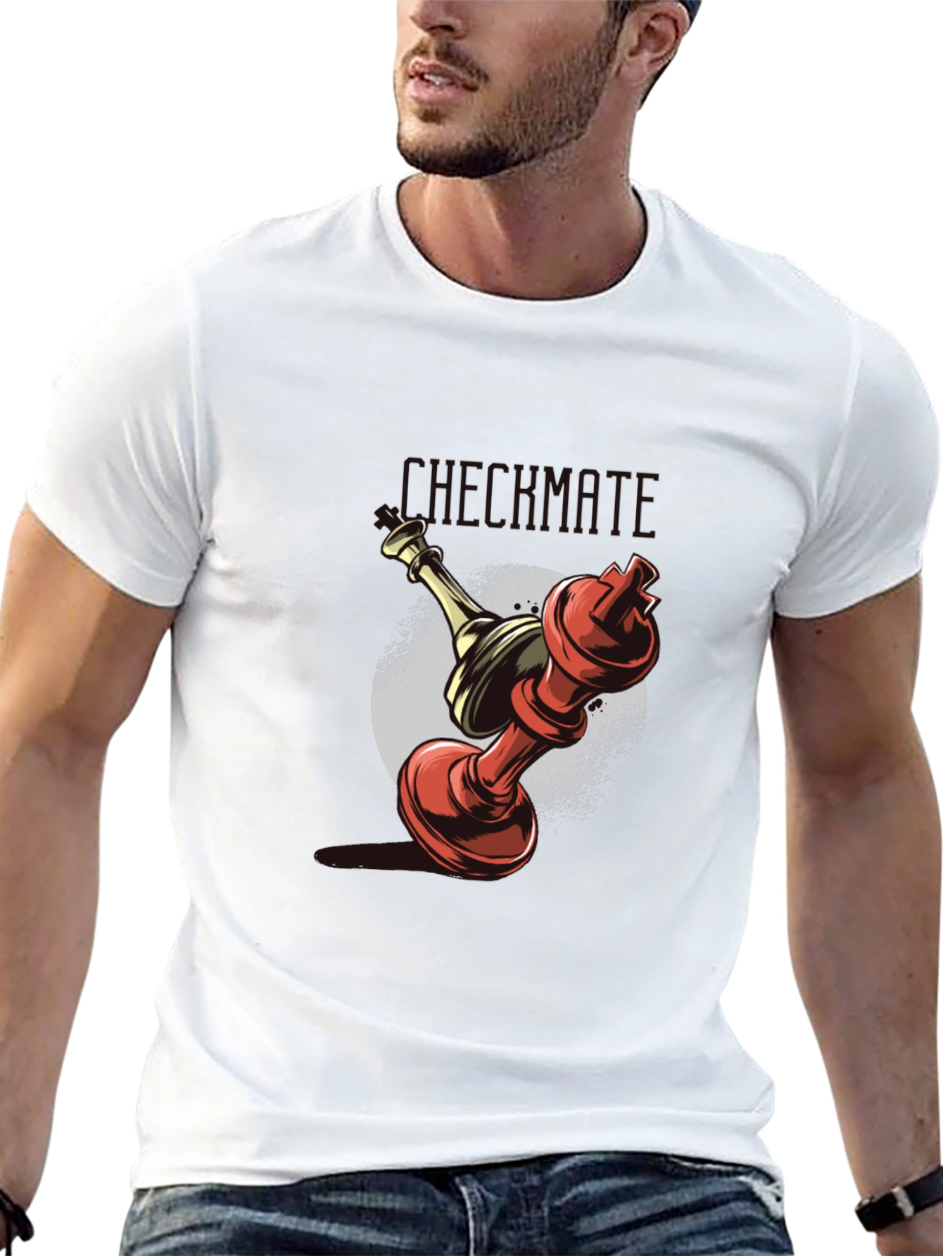 Chess King vs Queen Graphic Tee