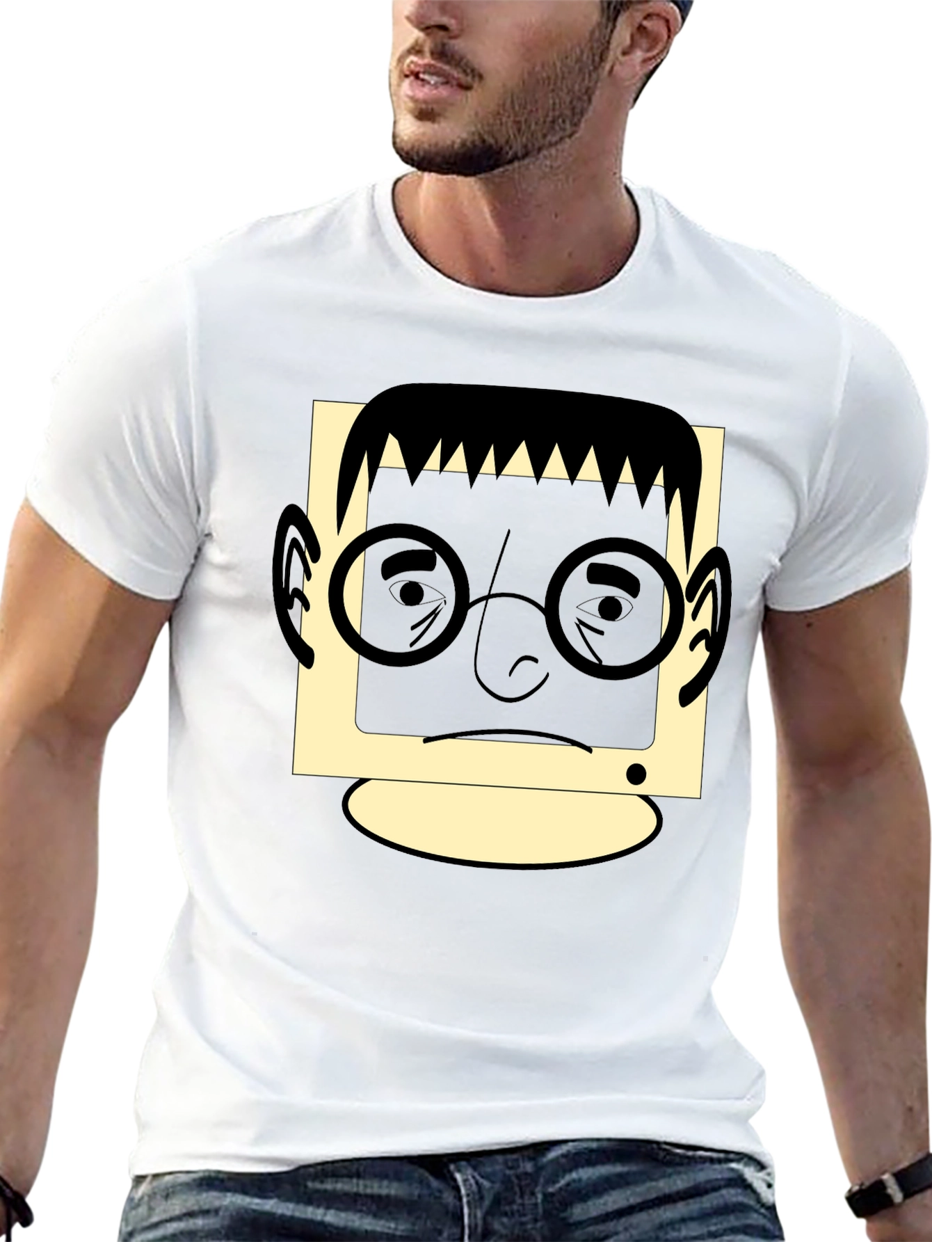 Retro Geek T-Shirt - Black