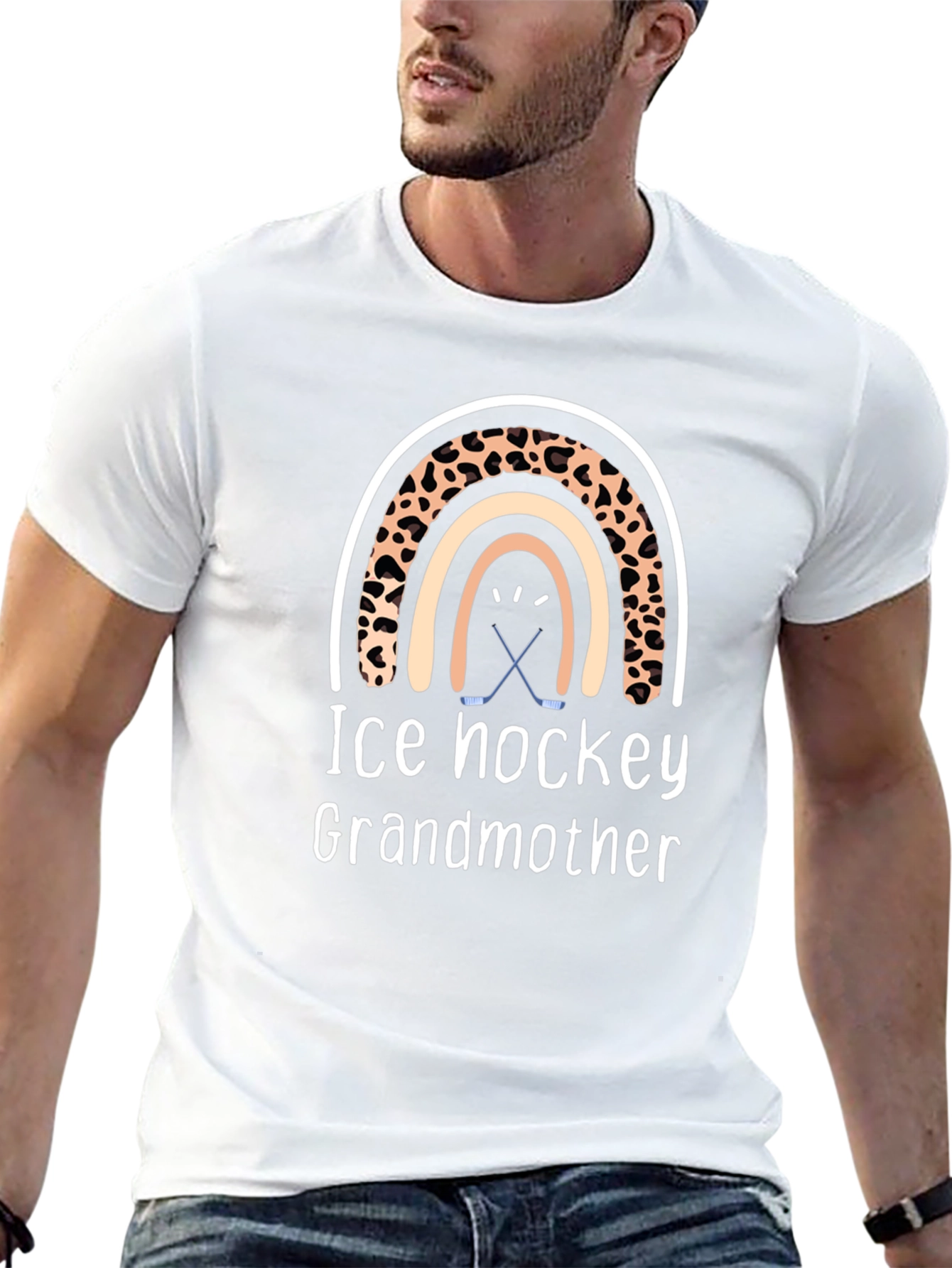 Ice Hockey Grandmother T-Shirt