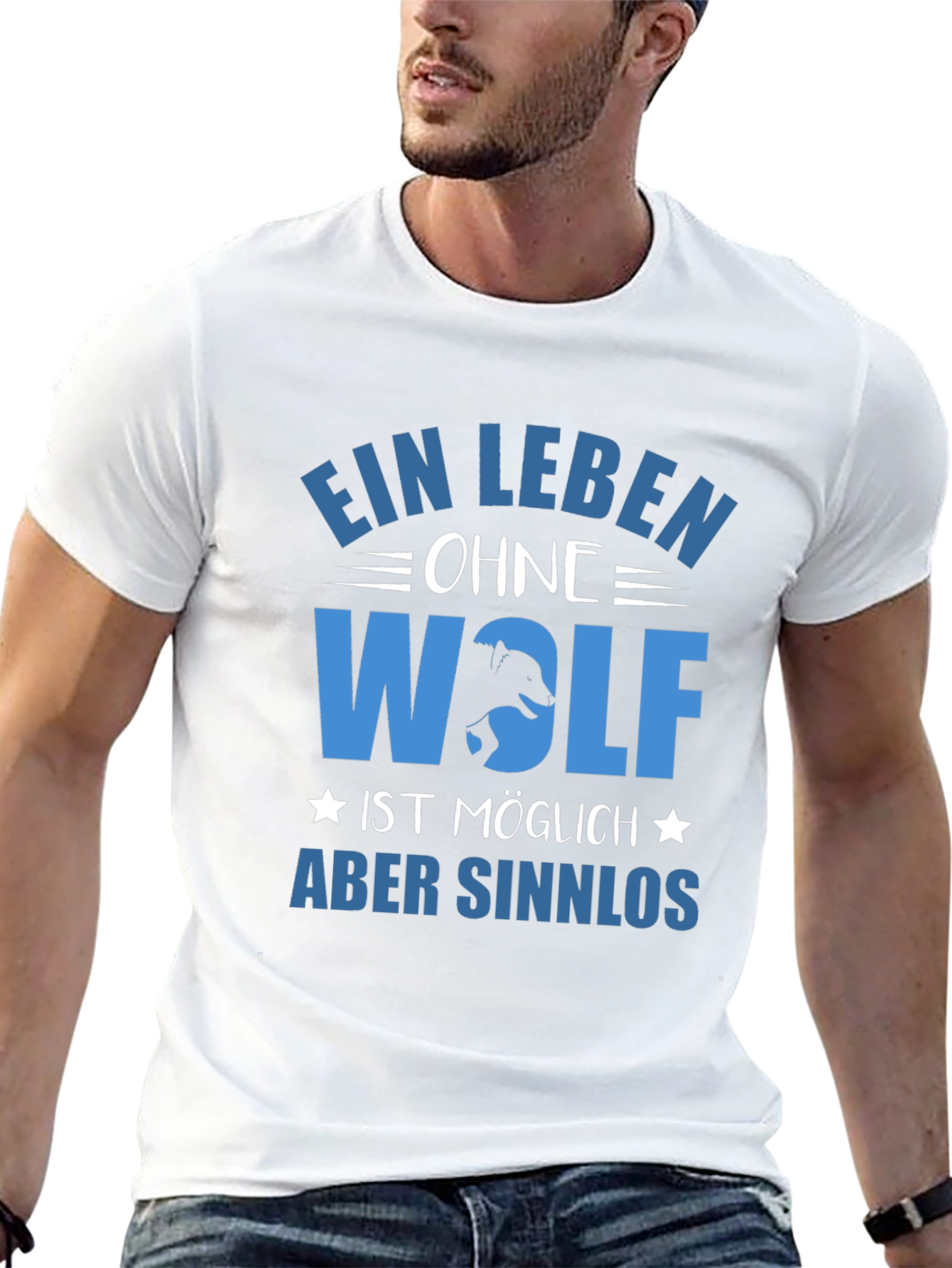 Wolf Graphic Tee - Ein Leben Ohne Wolf