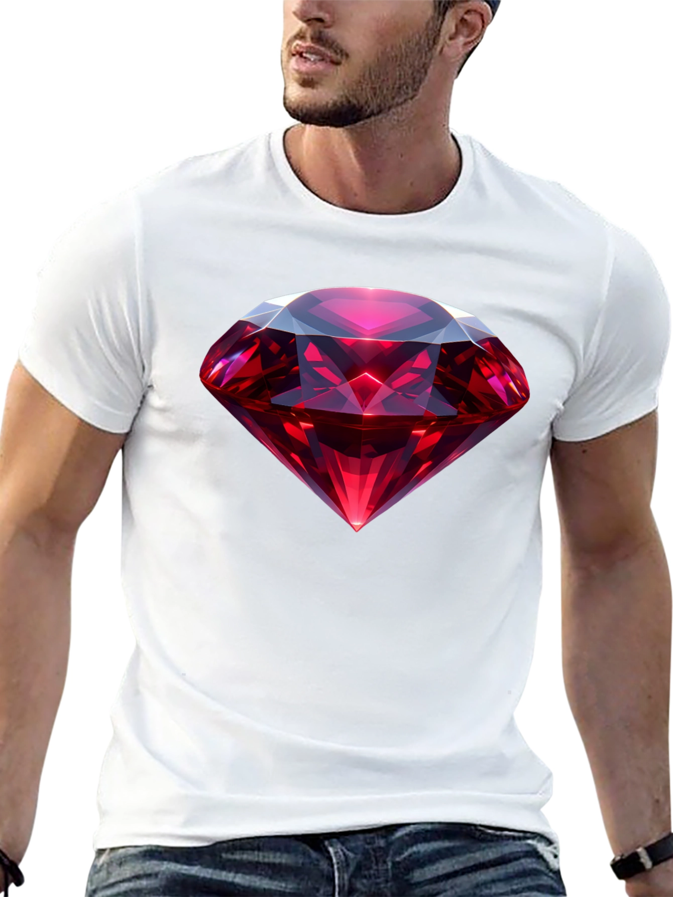 Ruby Gem Graphic Tee - Black