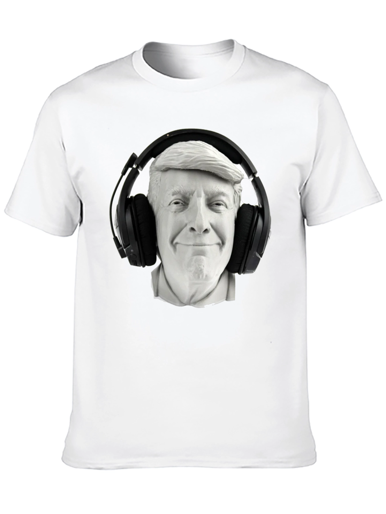 Trump DJ Graphic Tee - Black Cotton Blend