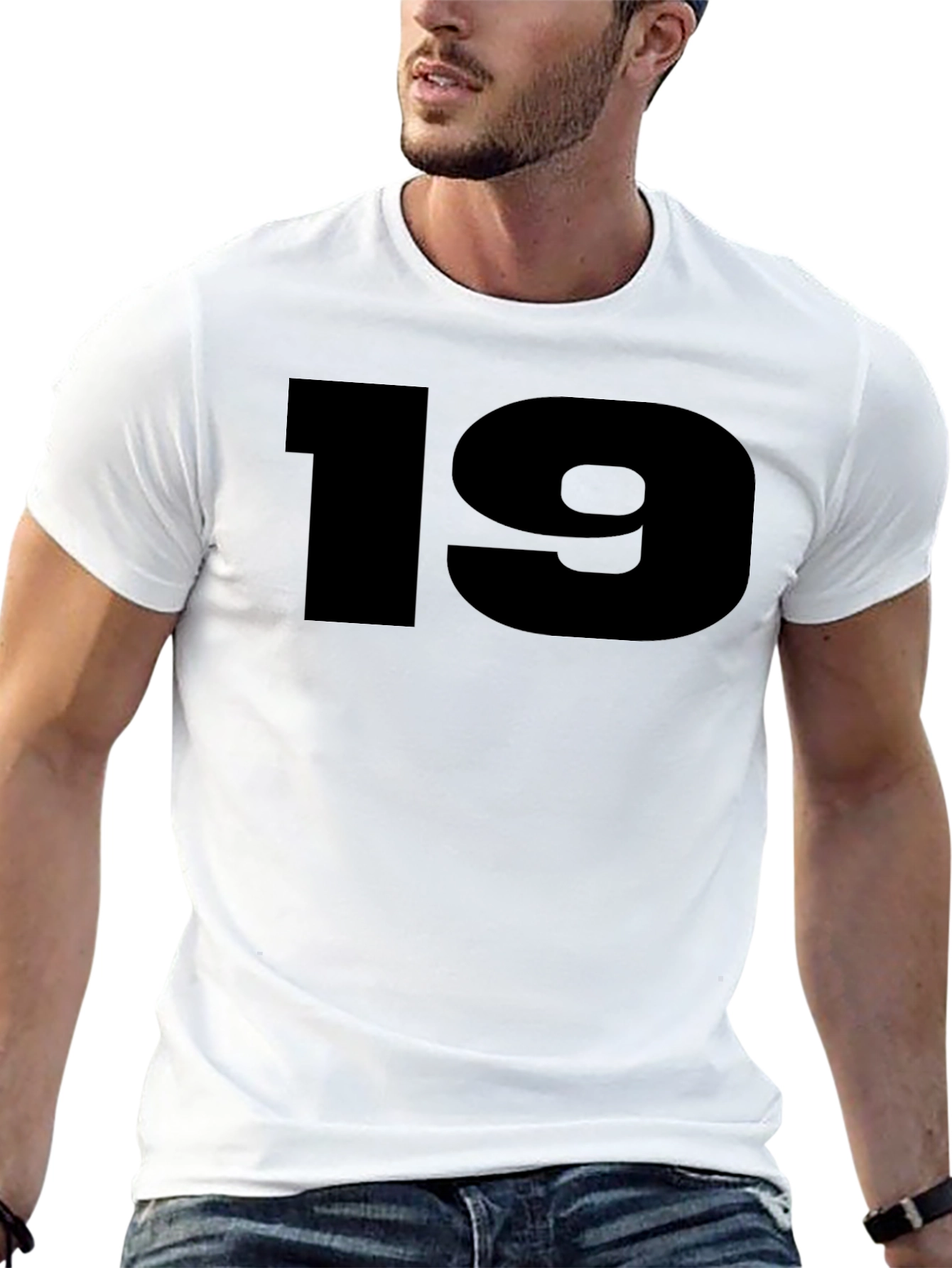 Bold 19 Graphic Tee - Classic Black T-Shirt