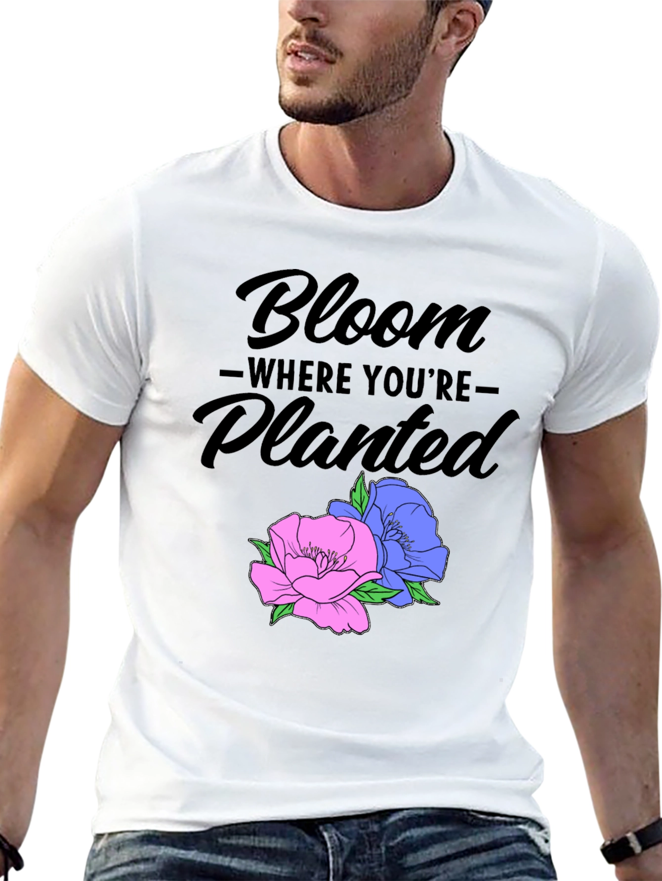 Bloom Where Youre Planted Graphic Tee