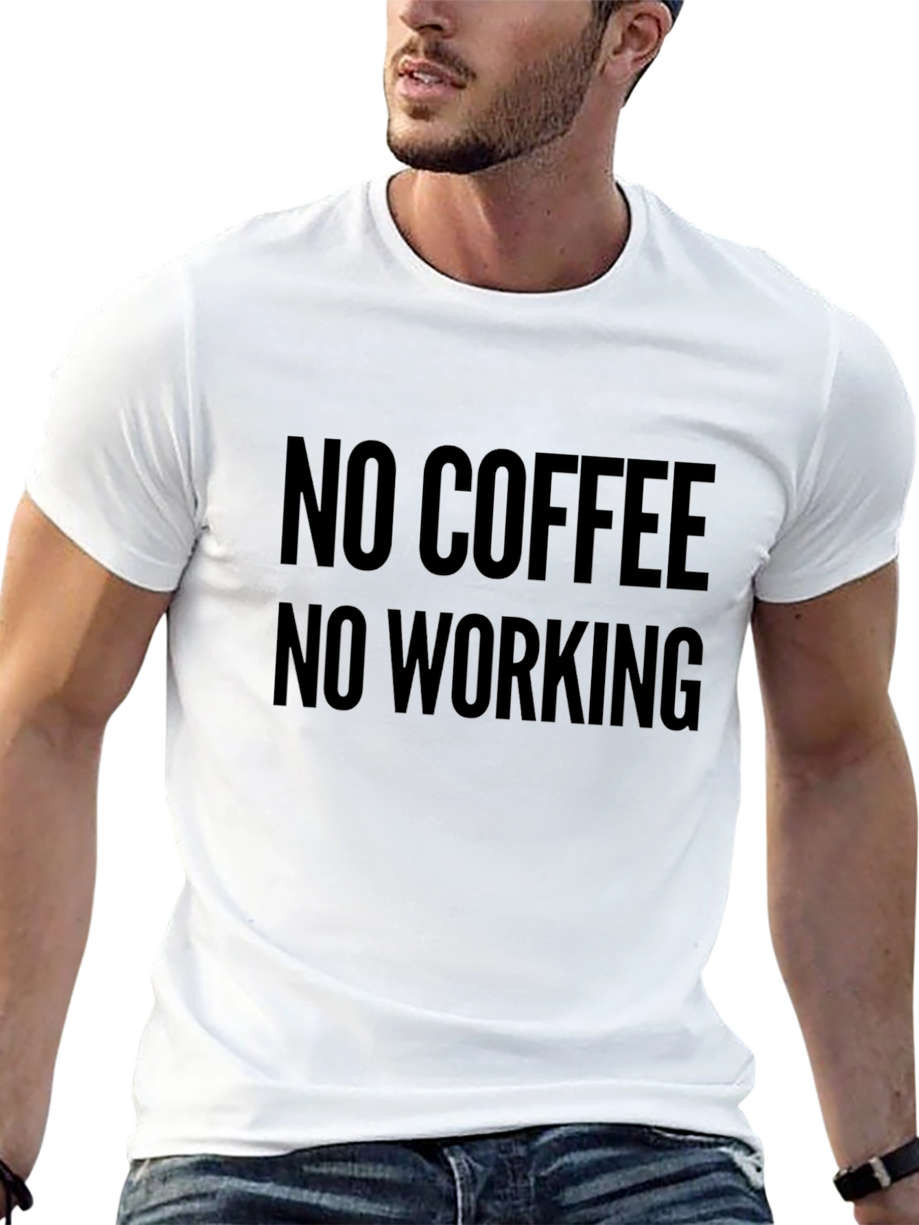No Coffee No Working Graphic Tee