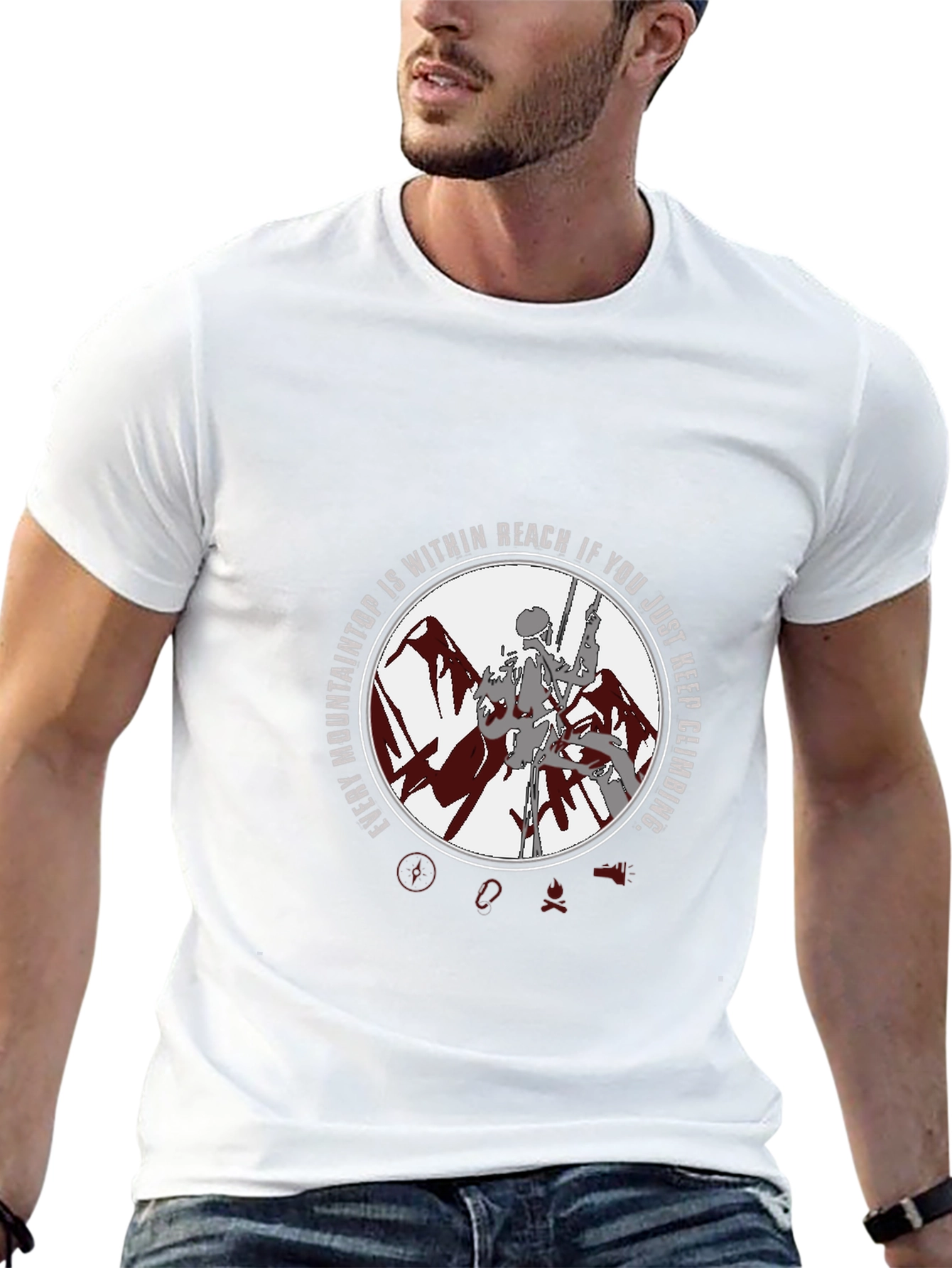 Mountain Climbing T-Shirt - Keep Climbing!