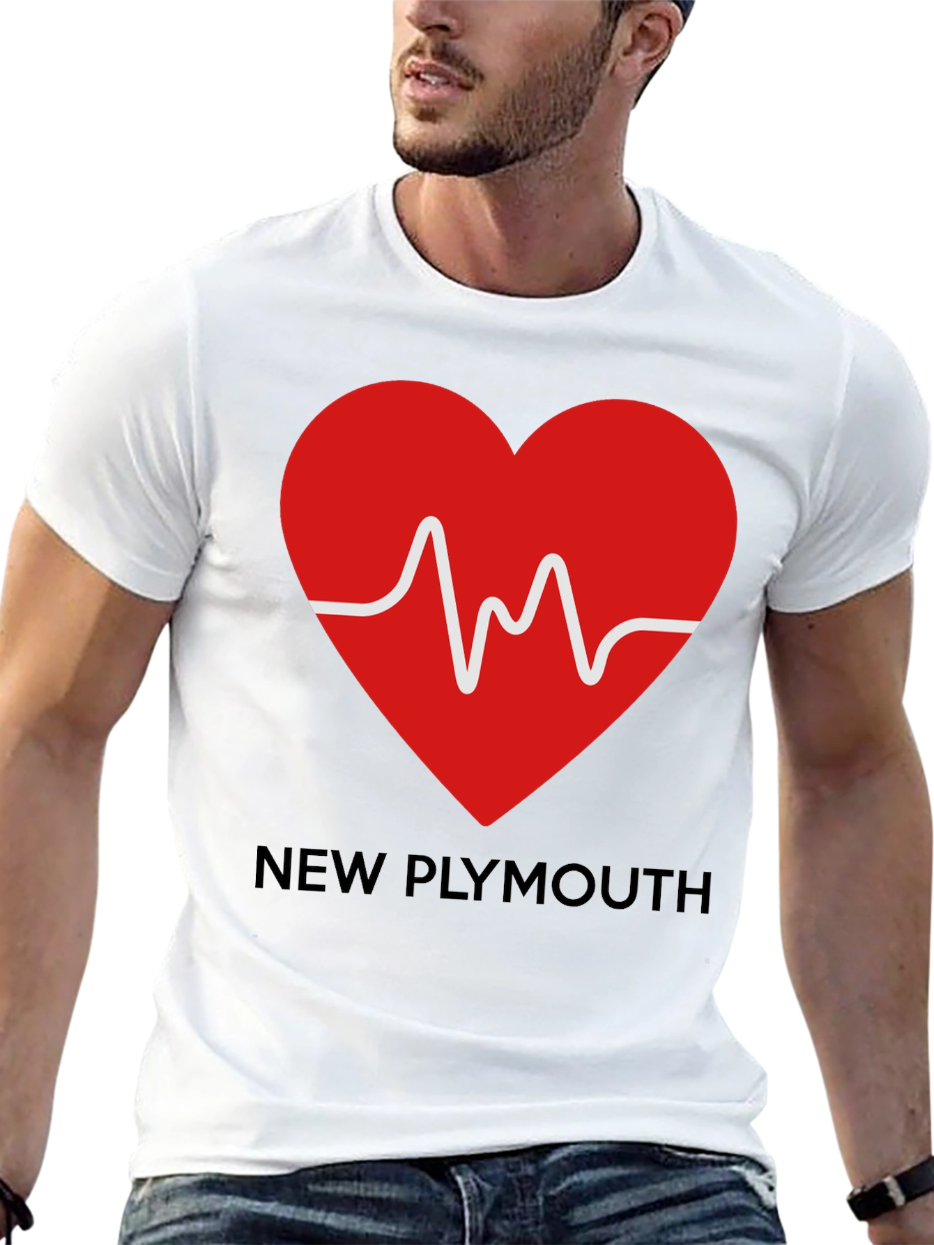 New Plymouth Heartbeat T-Shirt - Show Your Love!