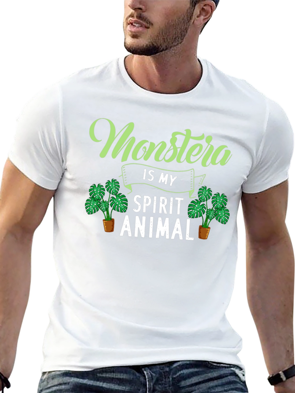 Monstera Spirit Animal Graphic Tee