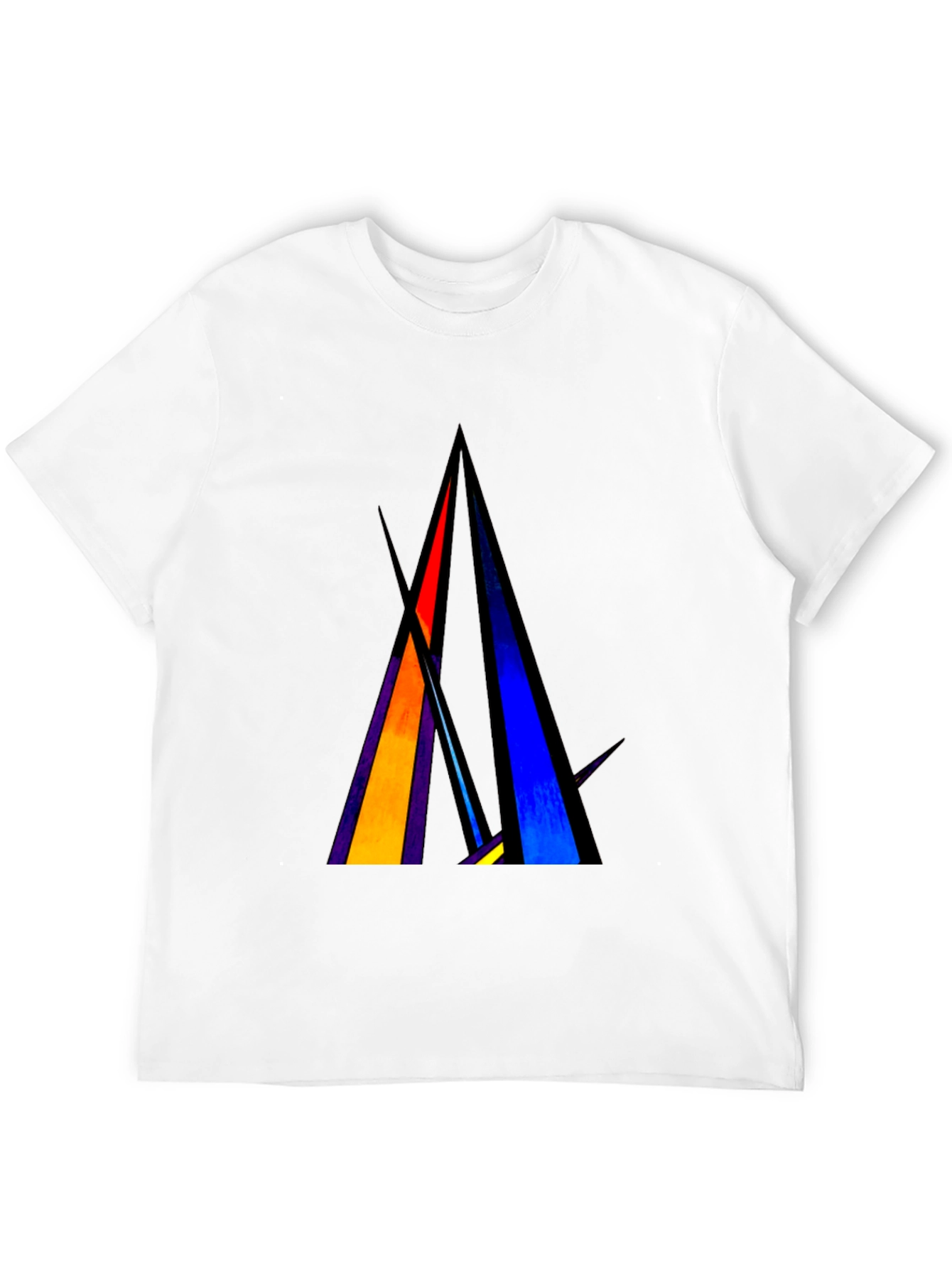 Abstract Geometric T-Shirt - Modern Art Tee