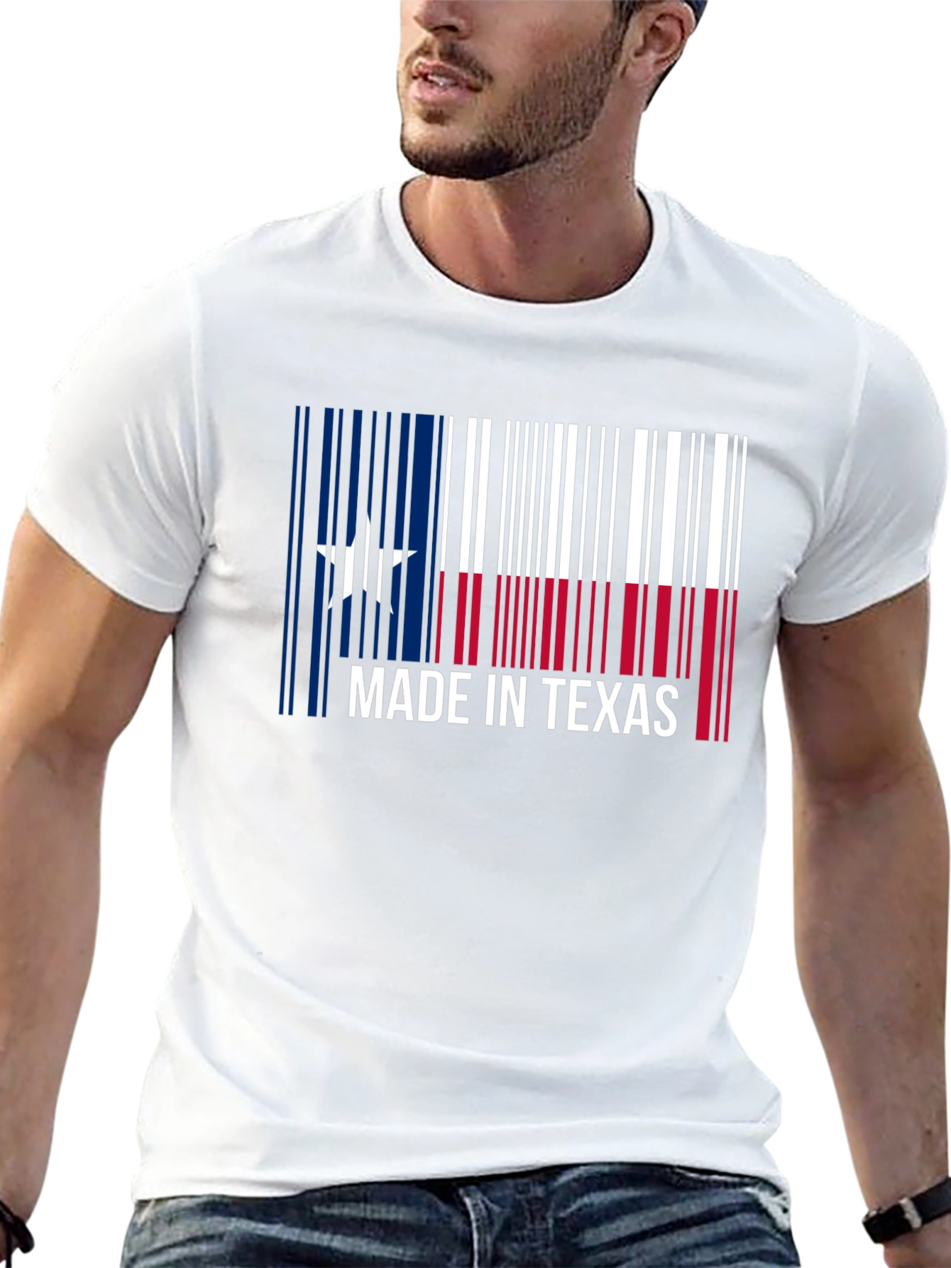Made in Texas Barcode T-Shirt