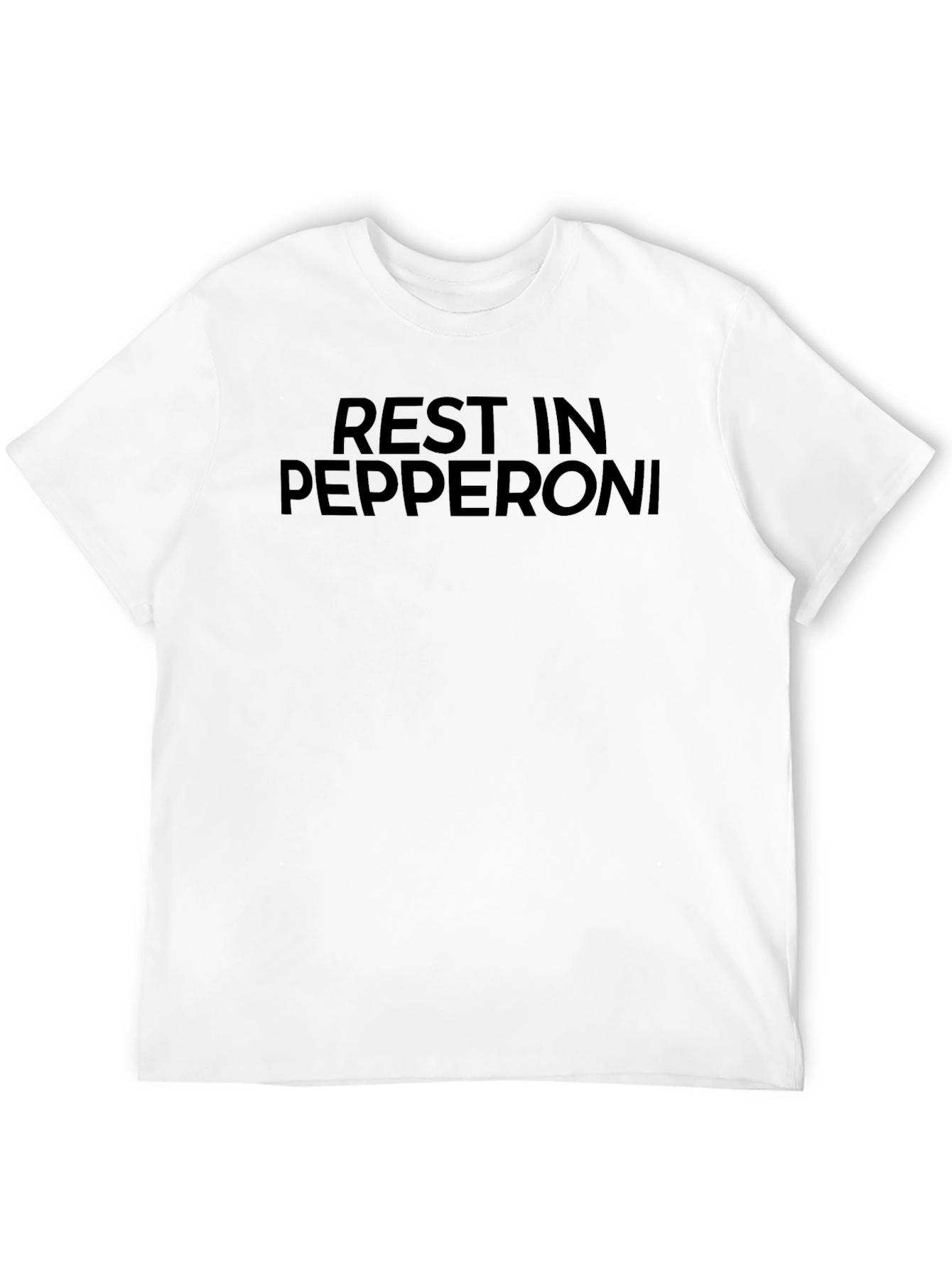 Rest In Pepperoni T-Shirt - Funny Graphic Tee