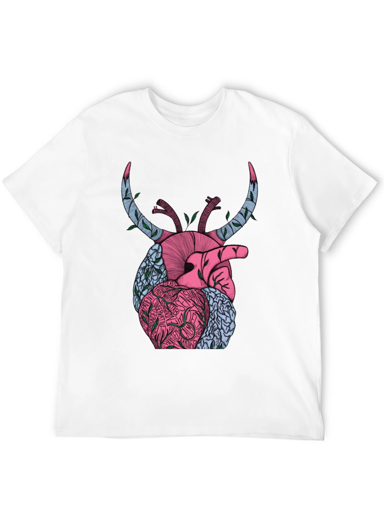 Anatomical Heart Graphic Tee - Unique Design
