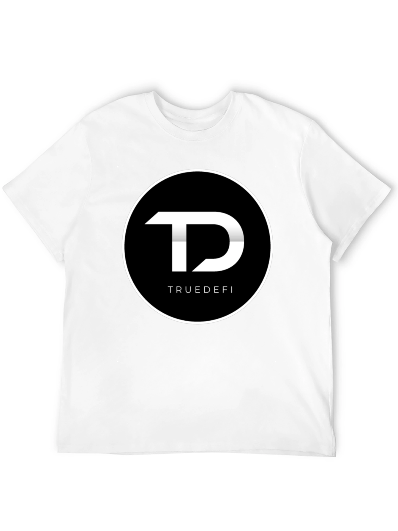 TrueDefi Logo Graphic Black T-Shirt