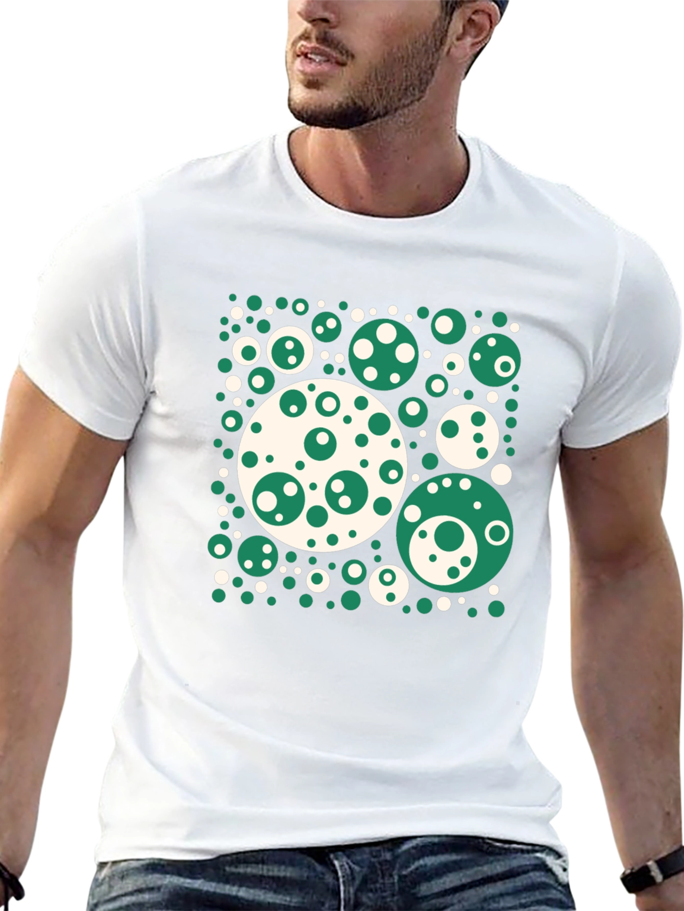 Retro Circle Pattern T-Shirt