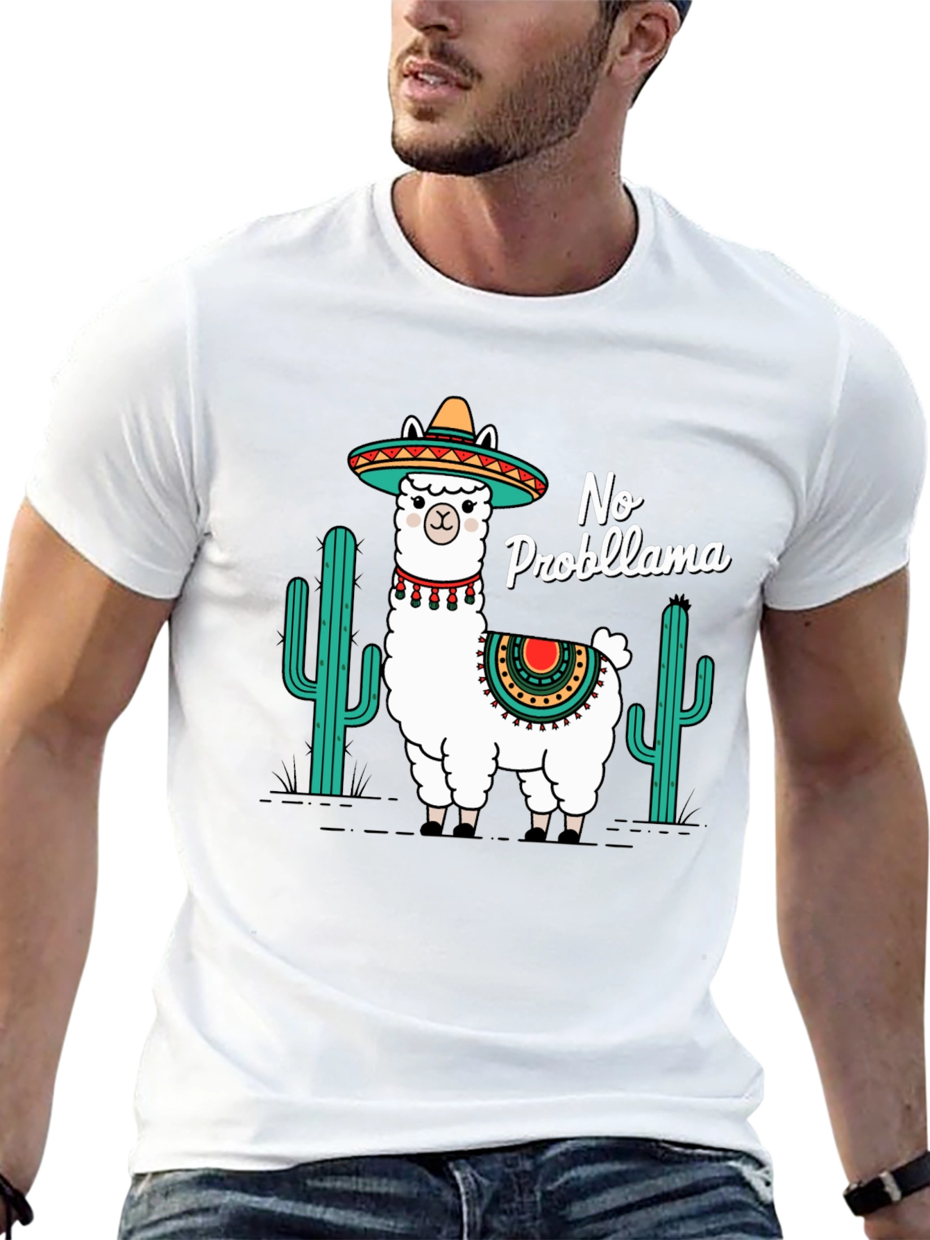No Probllama T-Shirt - Fun & Stylish Graphic Tee