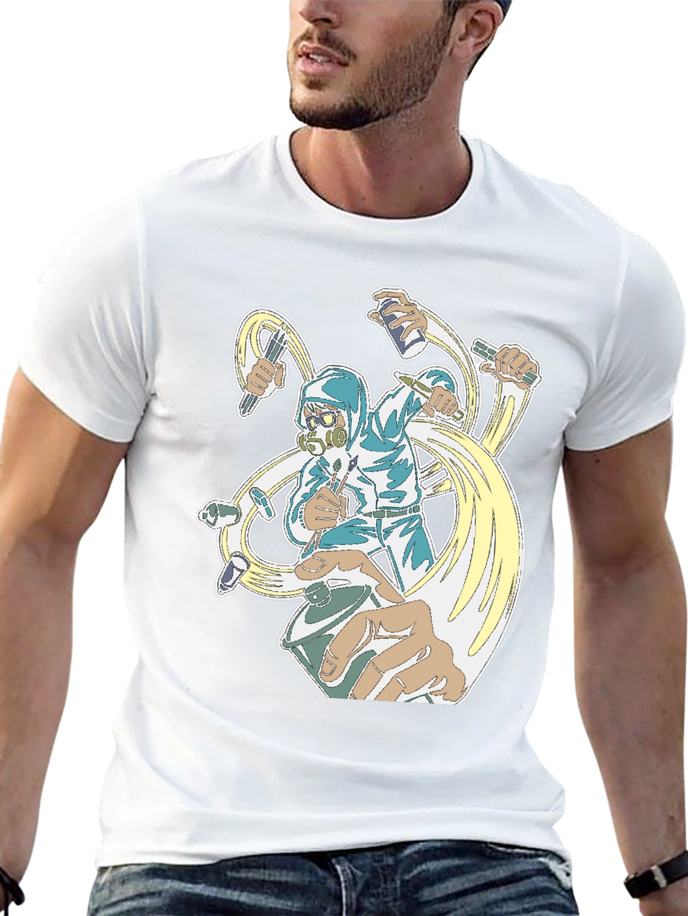 Graffiti Artist Black T-Shirt
