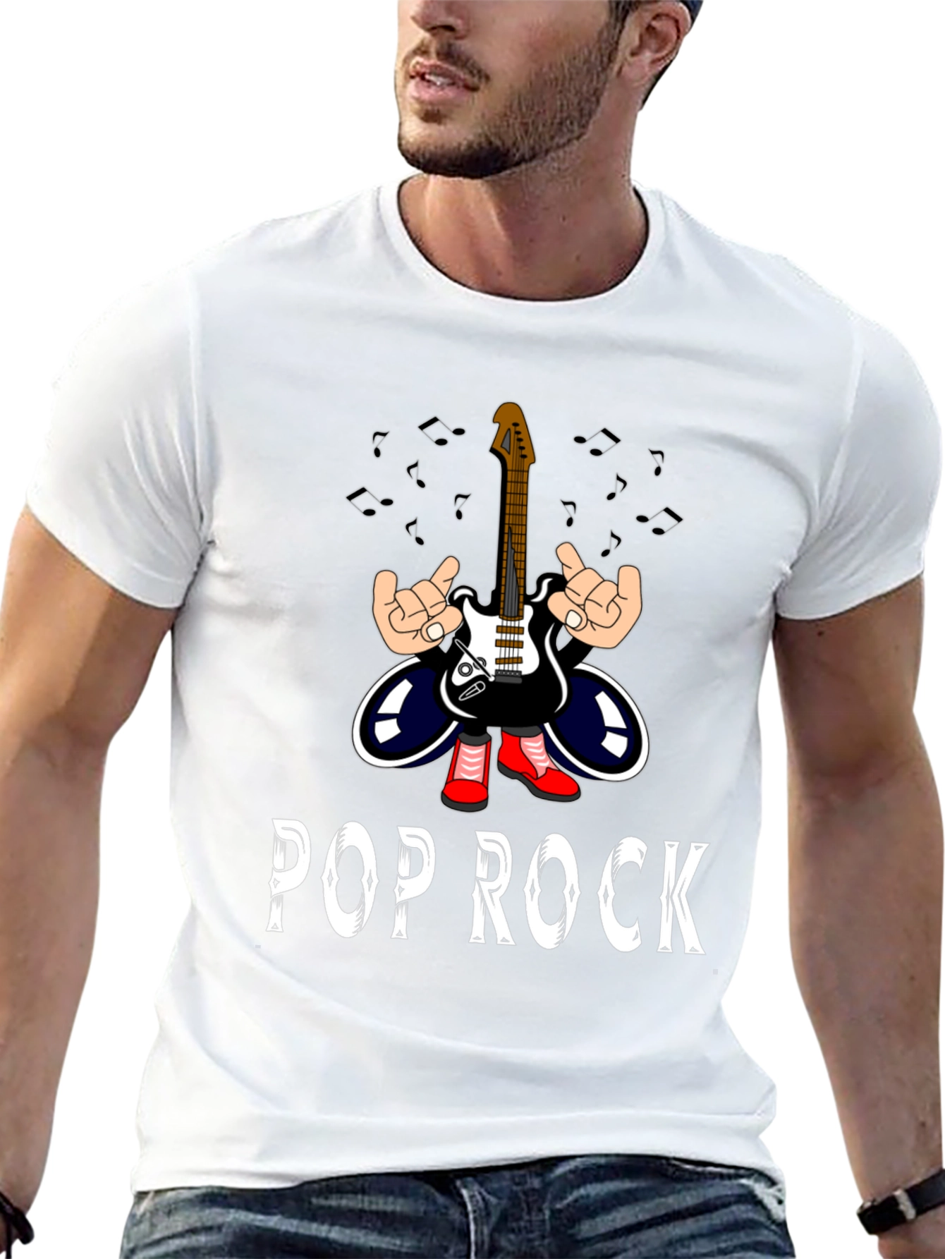 Pop Rock Graphic Tee - Music Lover T-Shirt