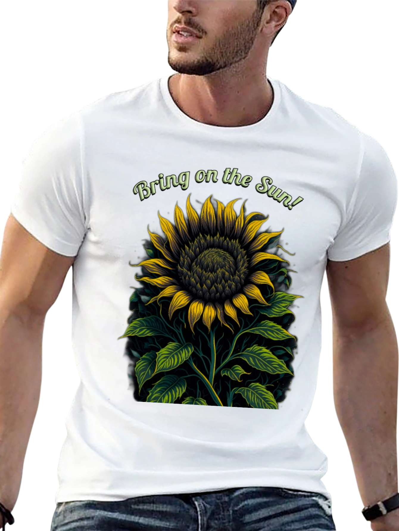 Bring on the Sun Sunflower Graphic Tee