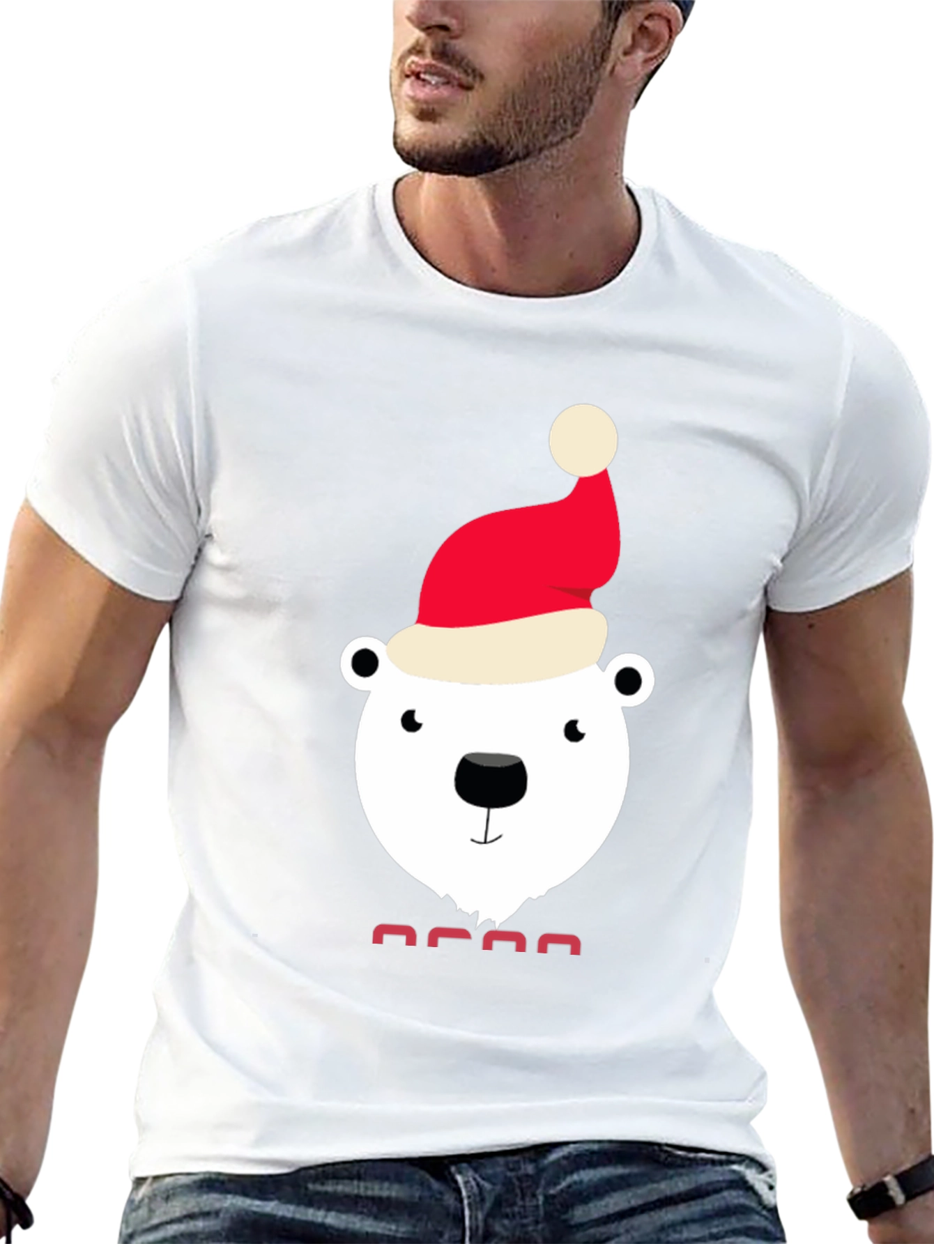 Festive Polar Bear T-Shirt