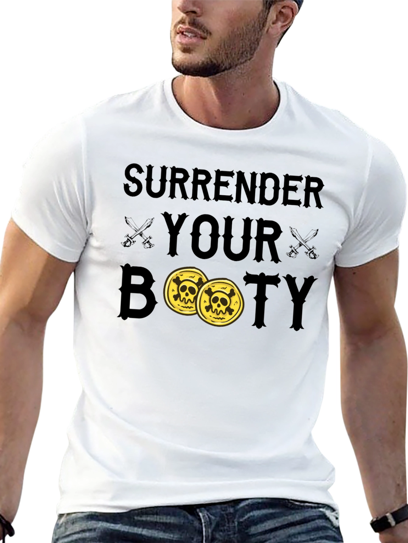 Surrender Your Booty Pirate T-Shirt