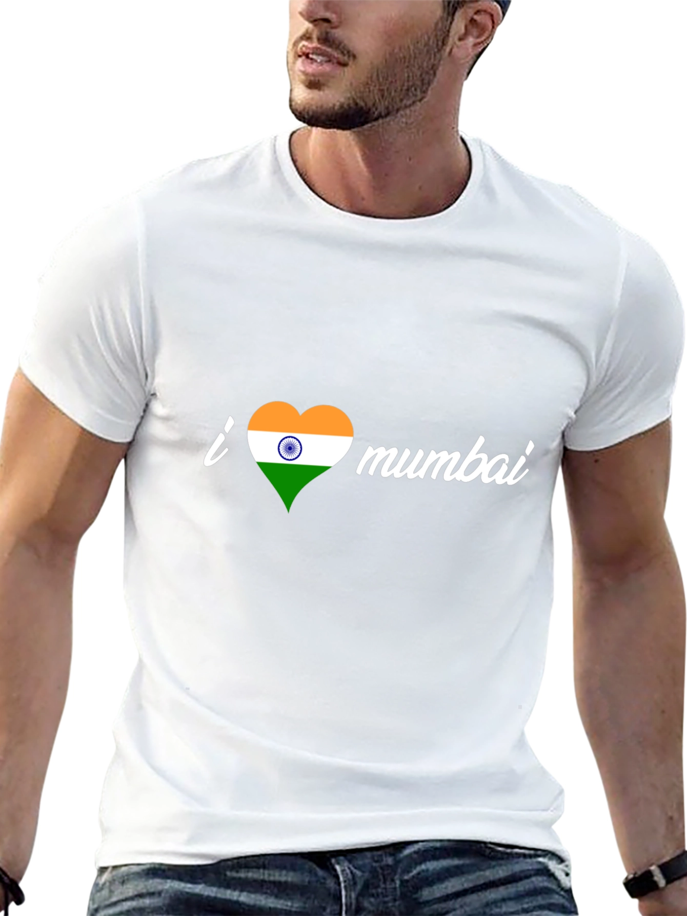 I Heart Mumbai Black T-Shirt